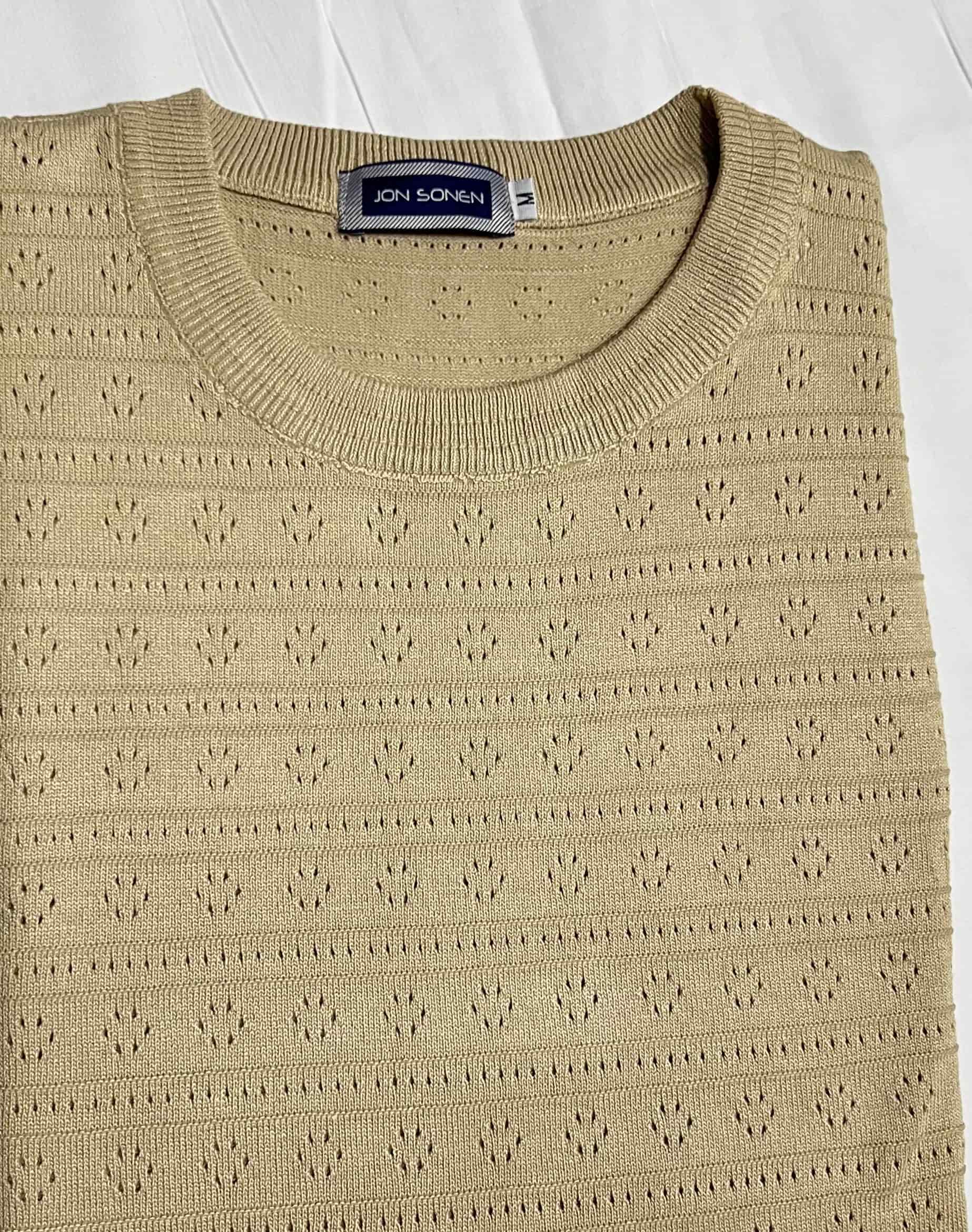 Camiseta tejida casual Js - miniatura 2