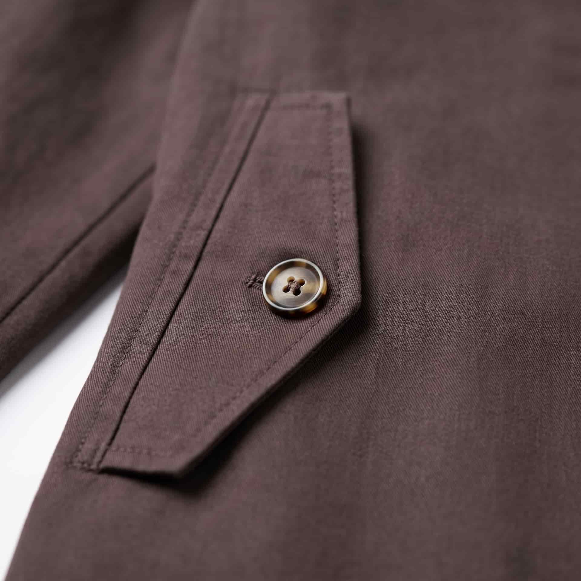 Chaqueta Harrington - Gabardina Café - miniatura 7
