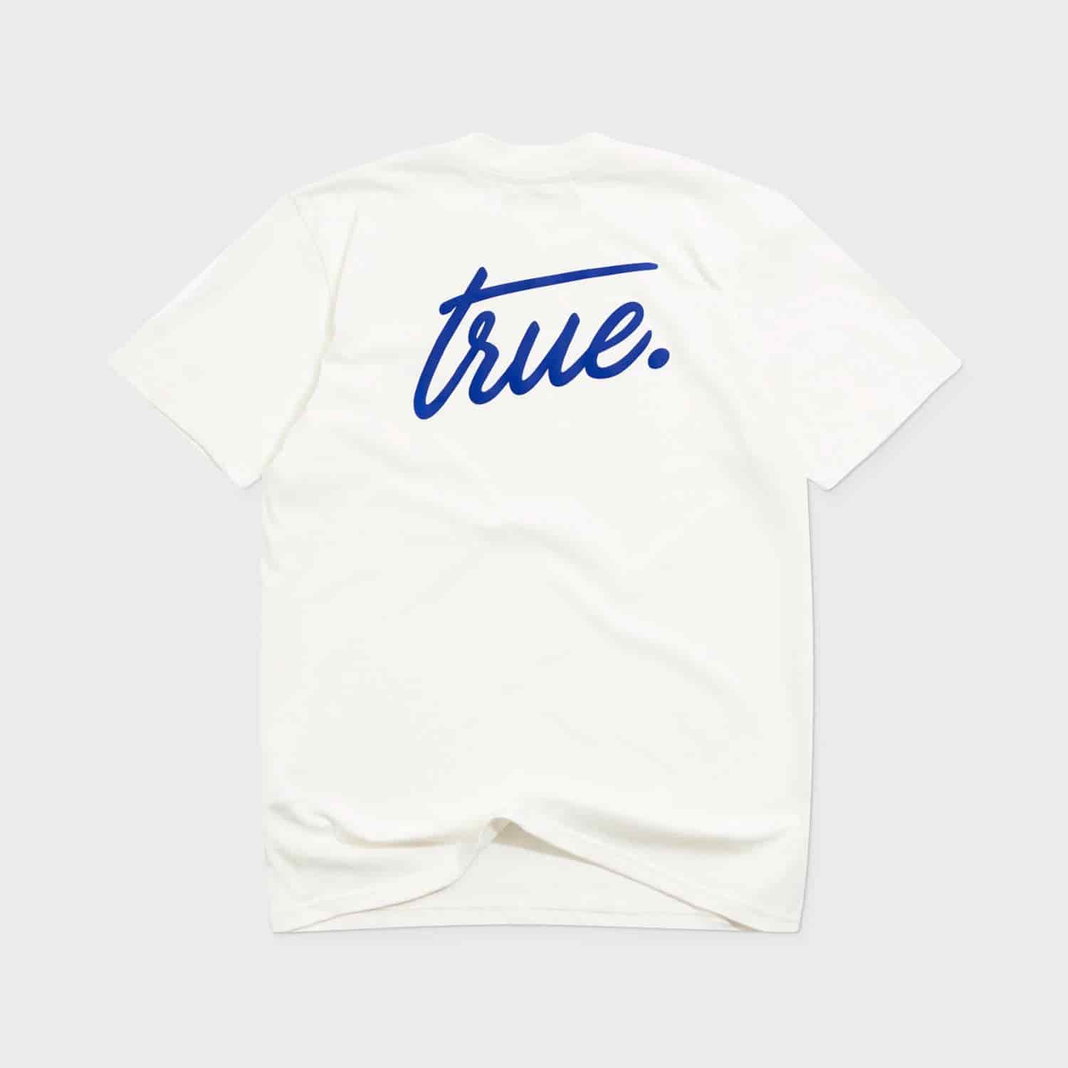 Cursive Logo T-Shirt - Cream - miniatura 1
