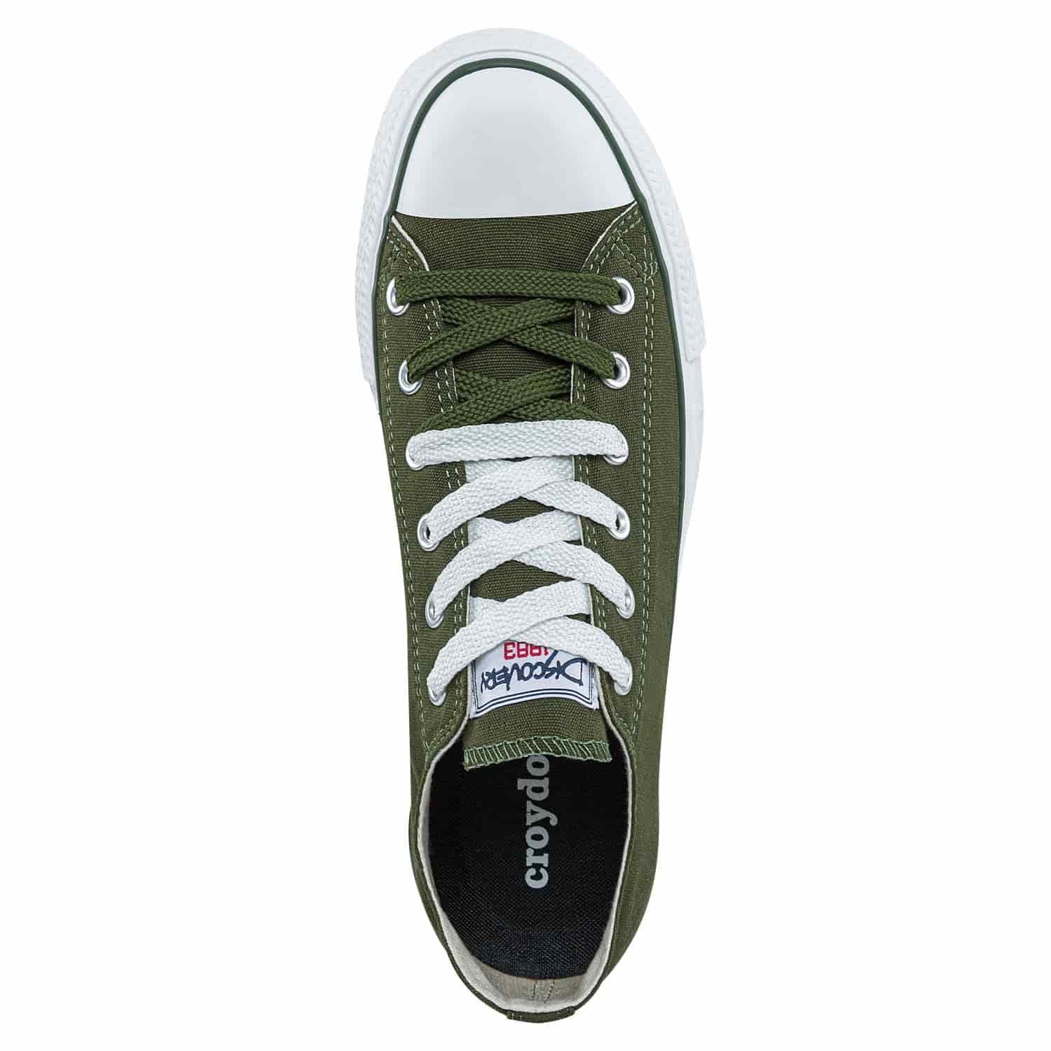 Tenis Casuales Discovery Bajo Verde Oliva Croydon Unisex - miniatura 6