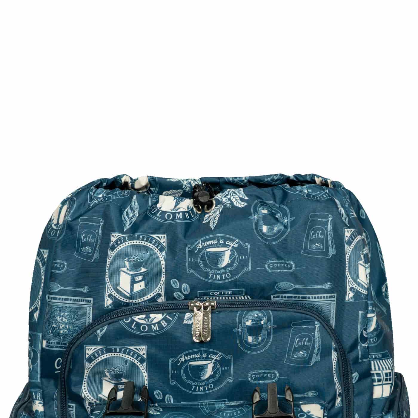 Morral Mochilero Pequeno  ULTRA Estampado Cafetero Citybags Multicolor - miniatura 9