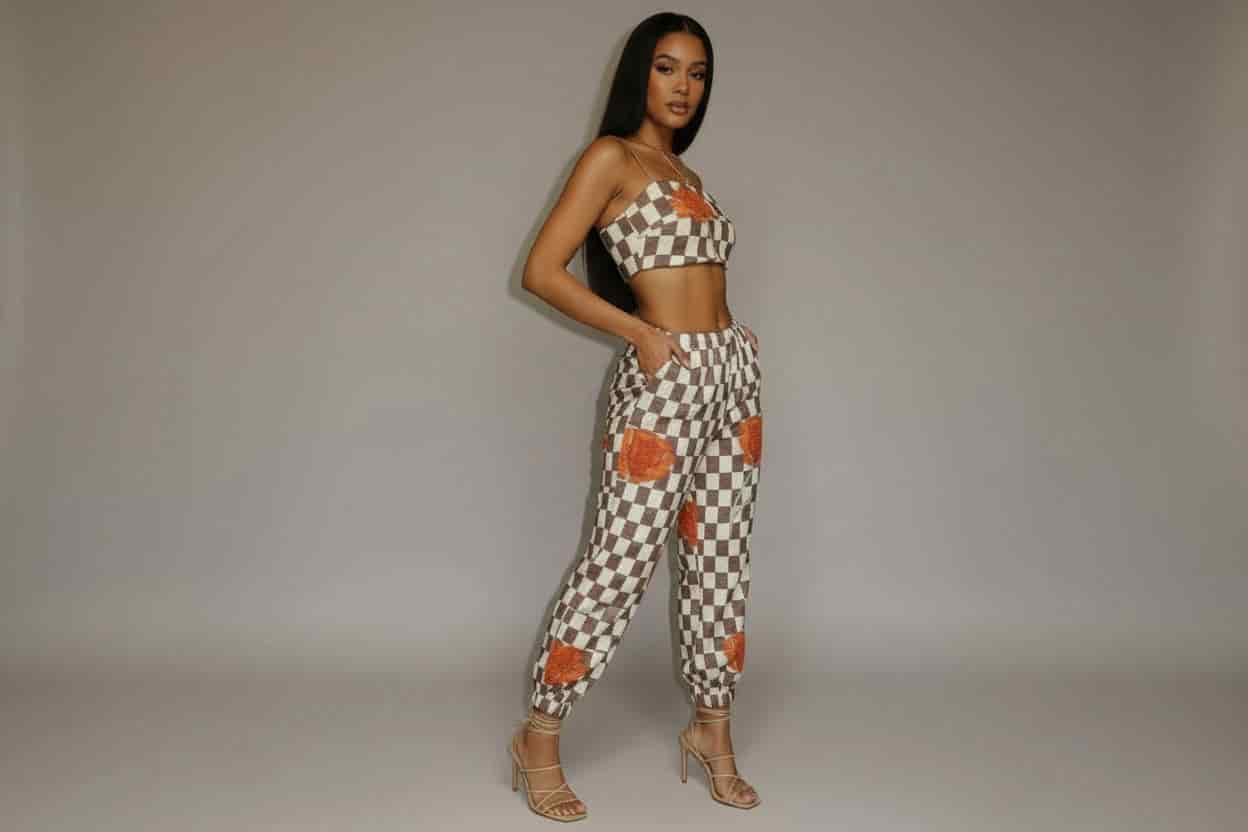 Laguna Sequin Crop Top - miniatura 2