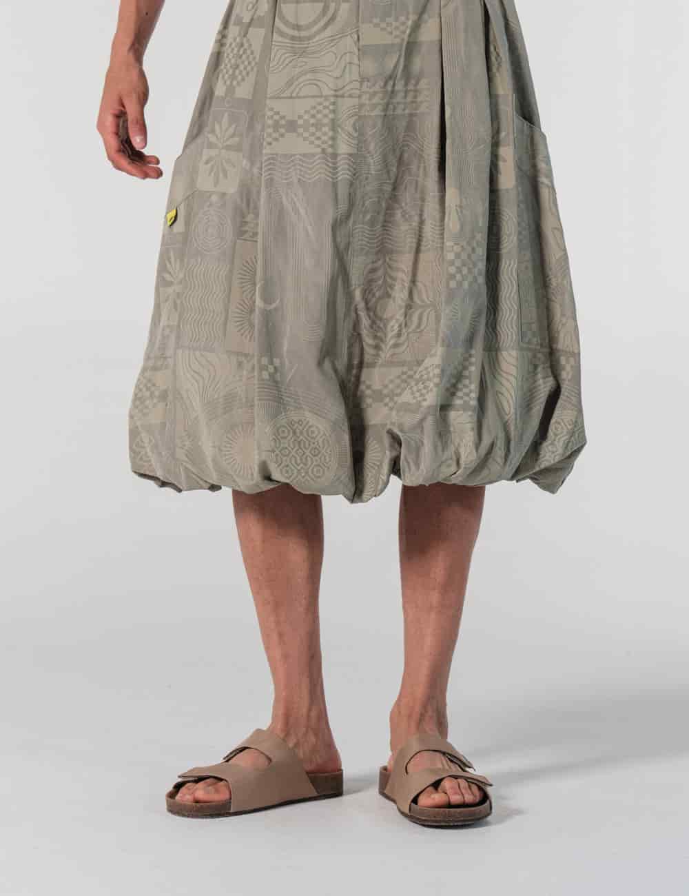 Falda Bombacha Ser Oliva Unisex - miniatura 3