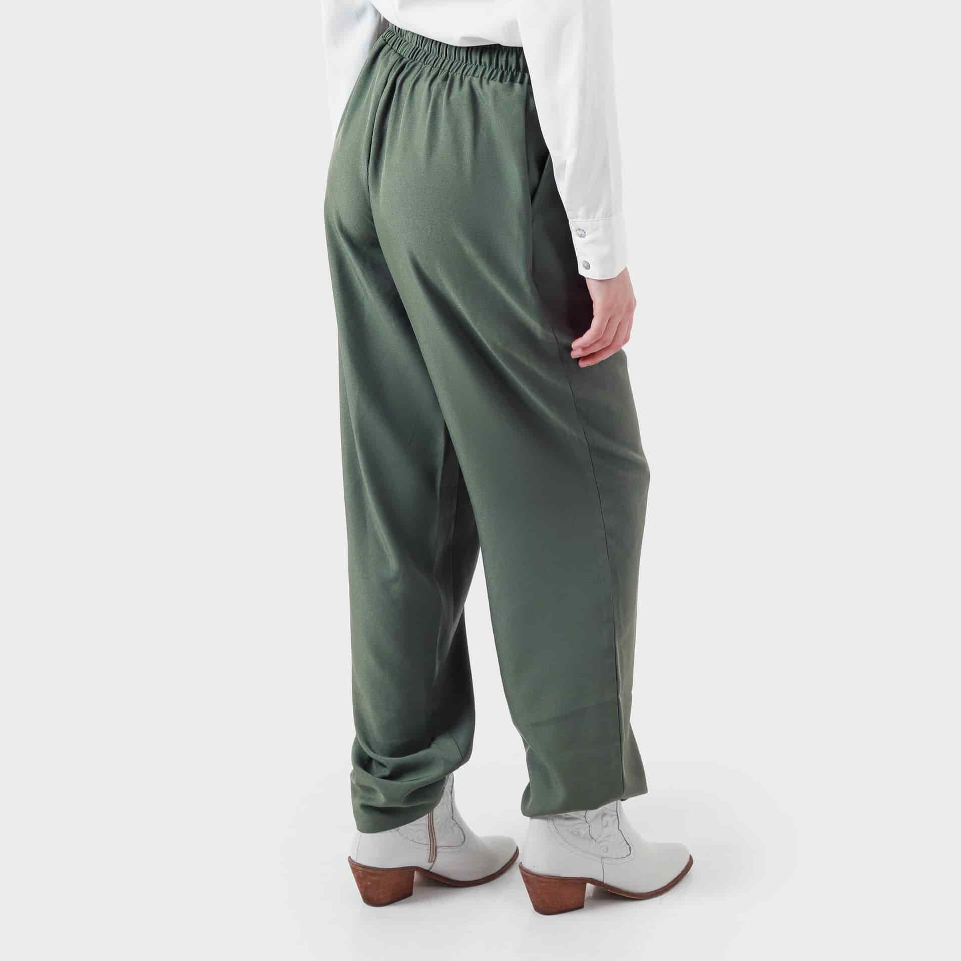 Pantalón básico bota recta cintura elástica - miniatura 13