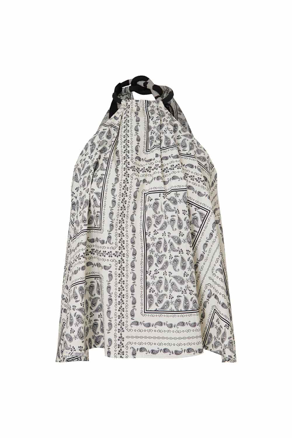 Blusa baia print negro natural - miniatura 2