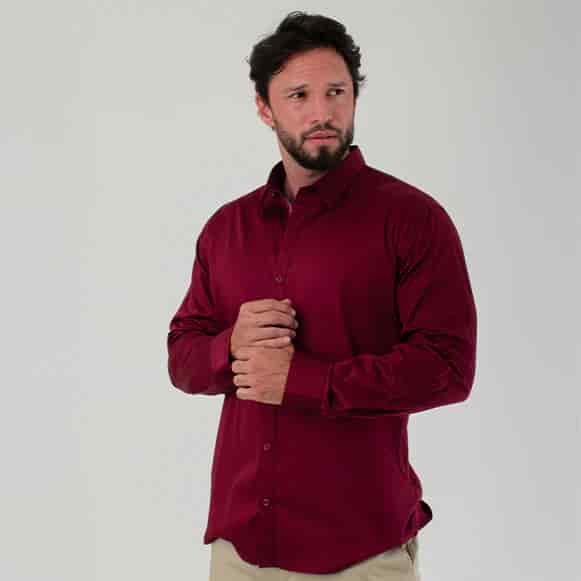 CAMISA ML 100% ALGODON HOMBRE - miniatura 12