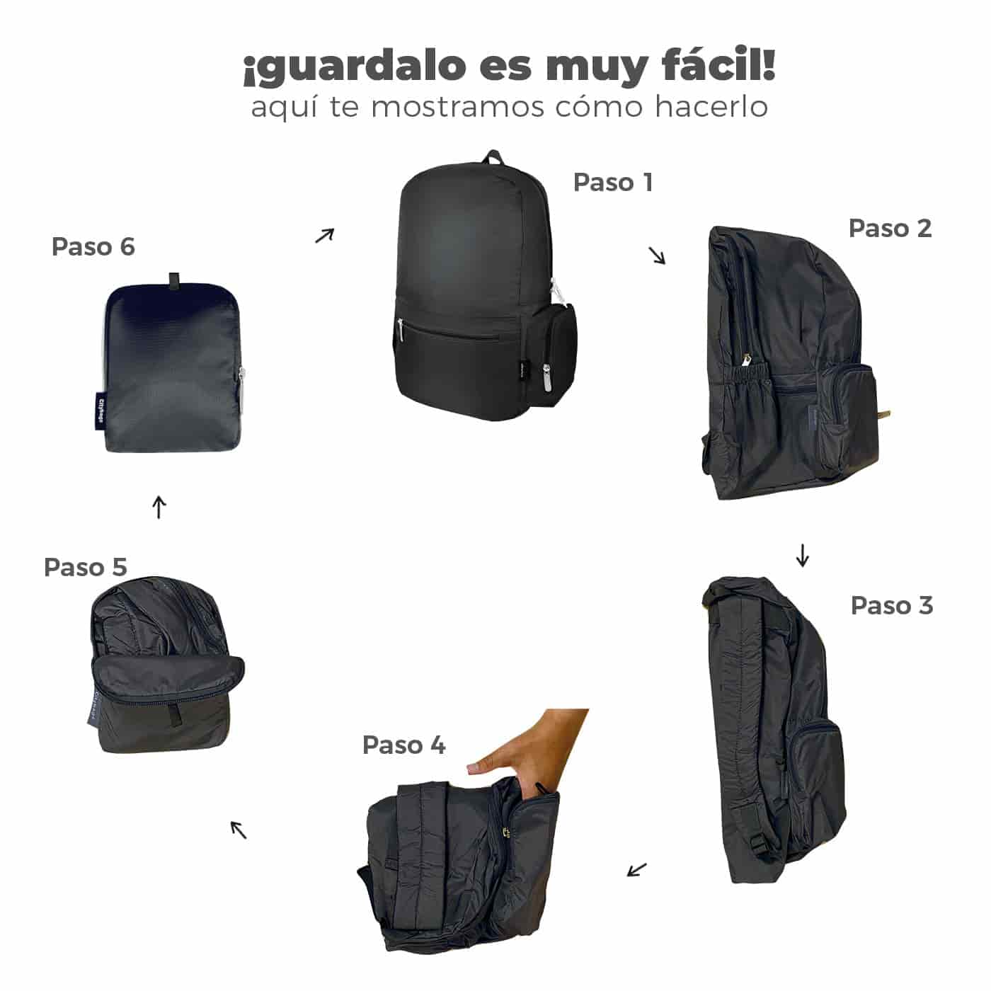 Morral Plegable ULTRA Estampado Happy Citybags Multicolor - miniatura 8