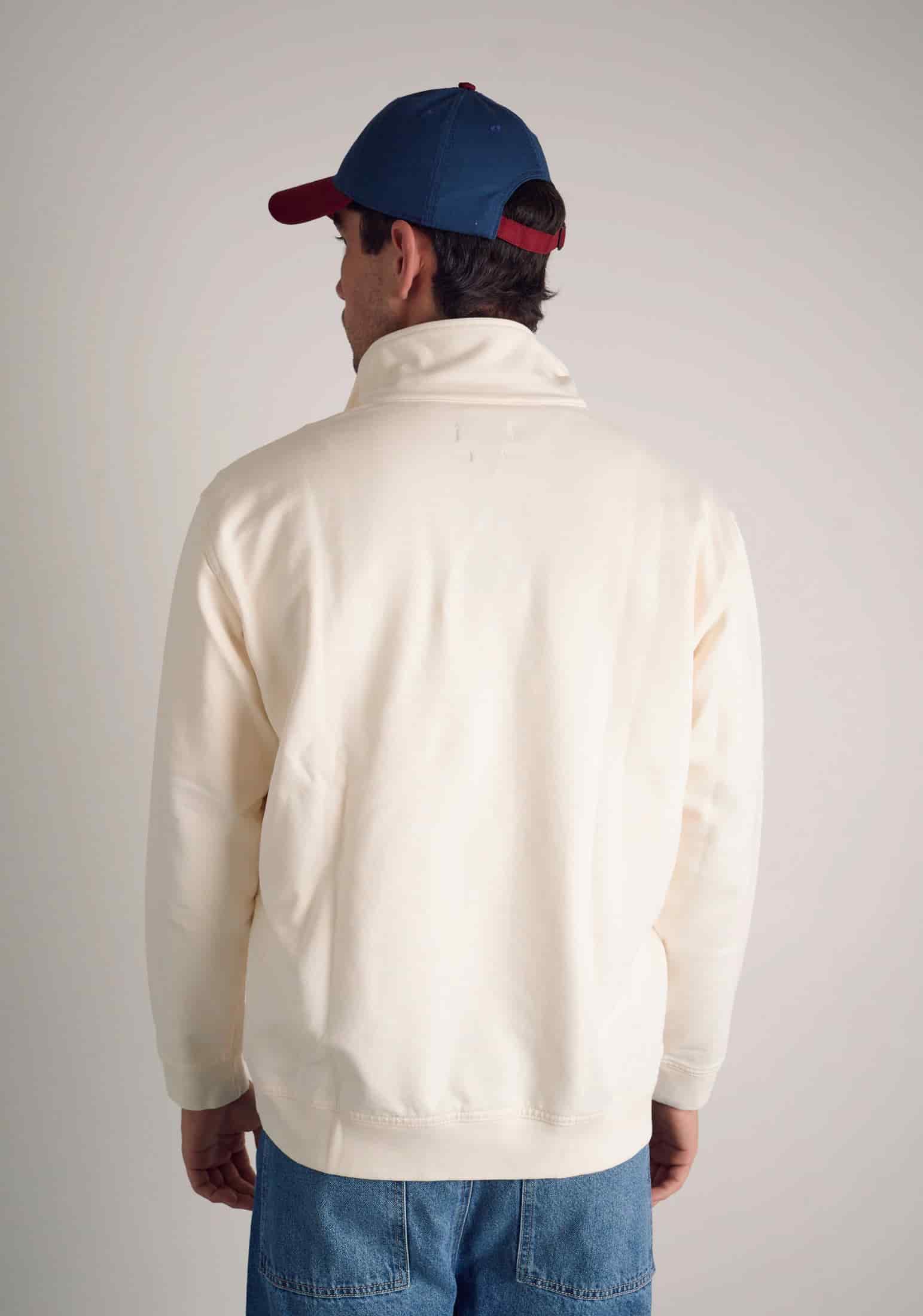 Buzo H Half Zip Oliver Marfil - miniatura 5