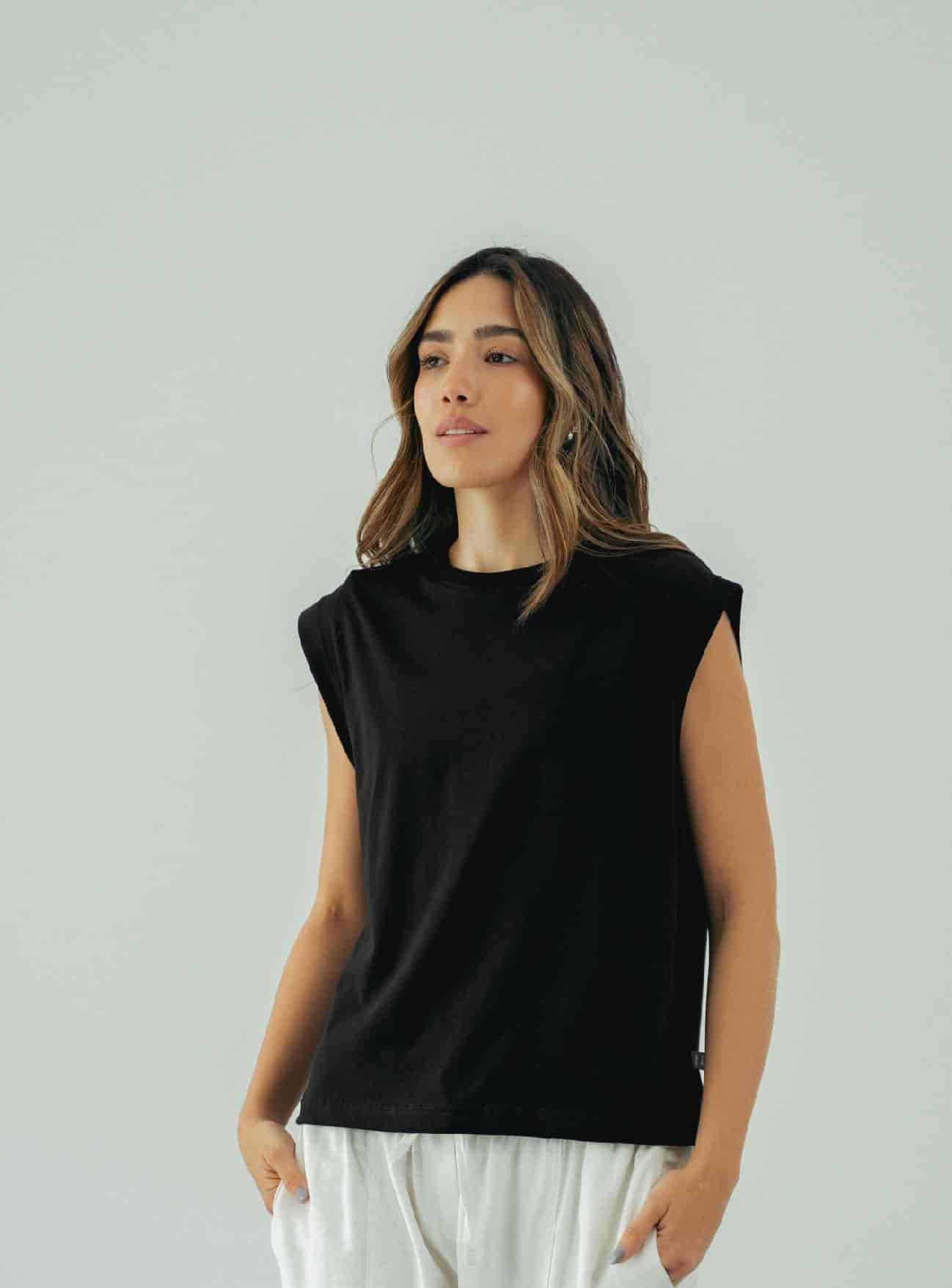 Muscle Tee - Black - miniatura 1