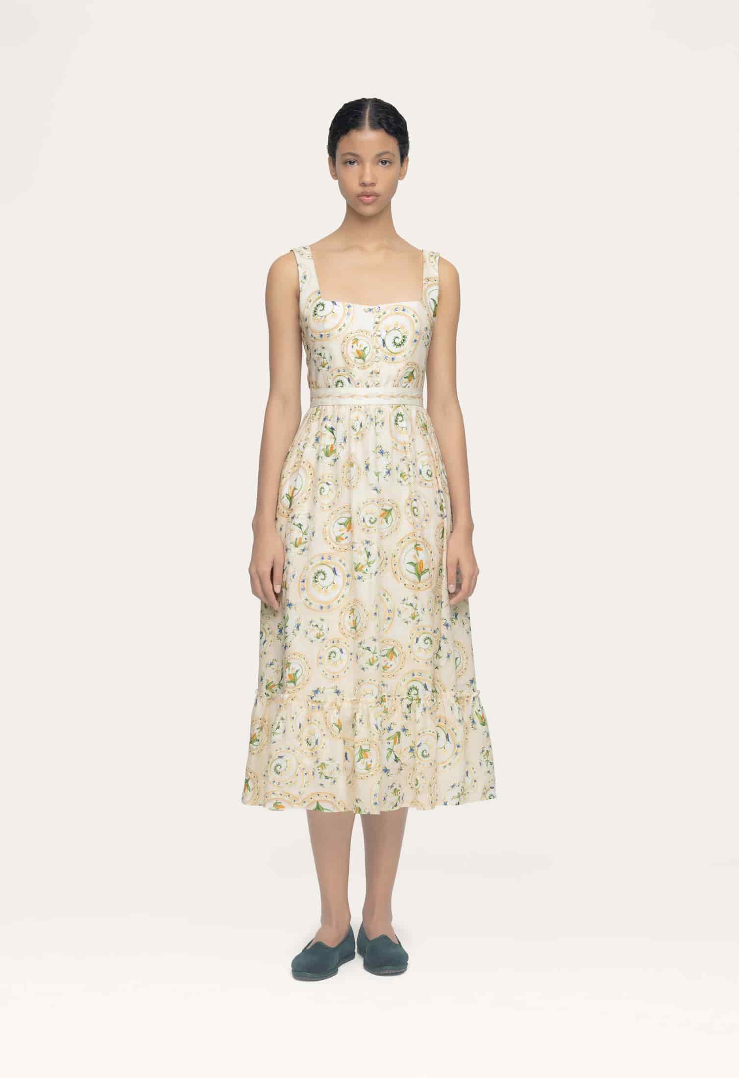 Melon Menaje Midi Dress - miniatura 1