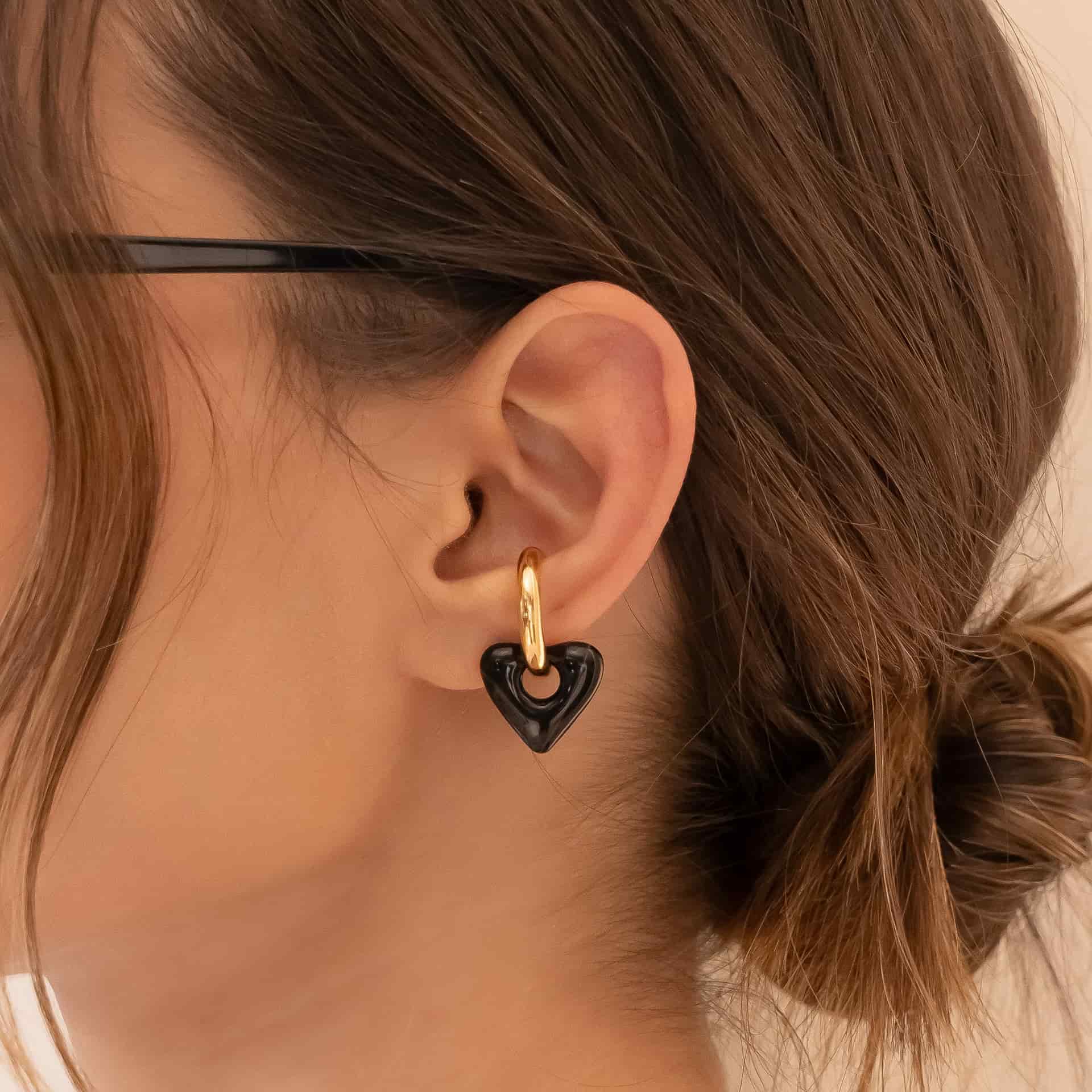 Earcuff 2 En 1 Maxi Corazón - miniatura 1
