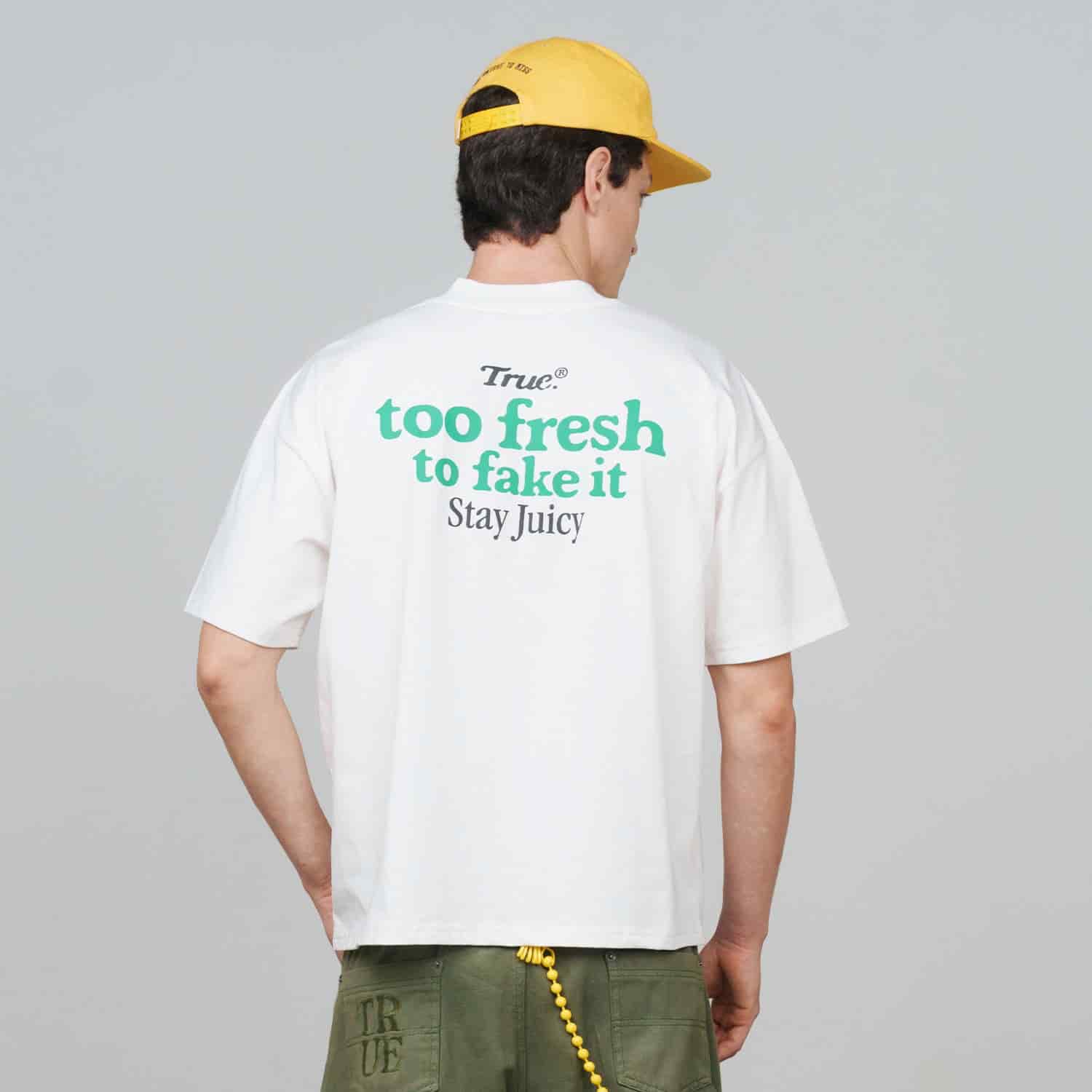 Juicy Boxy Tee - Cream - miniatura 2