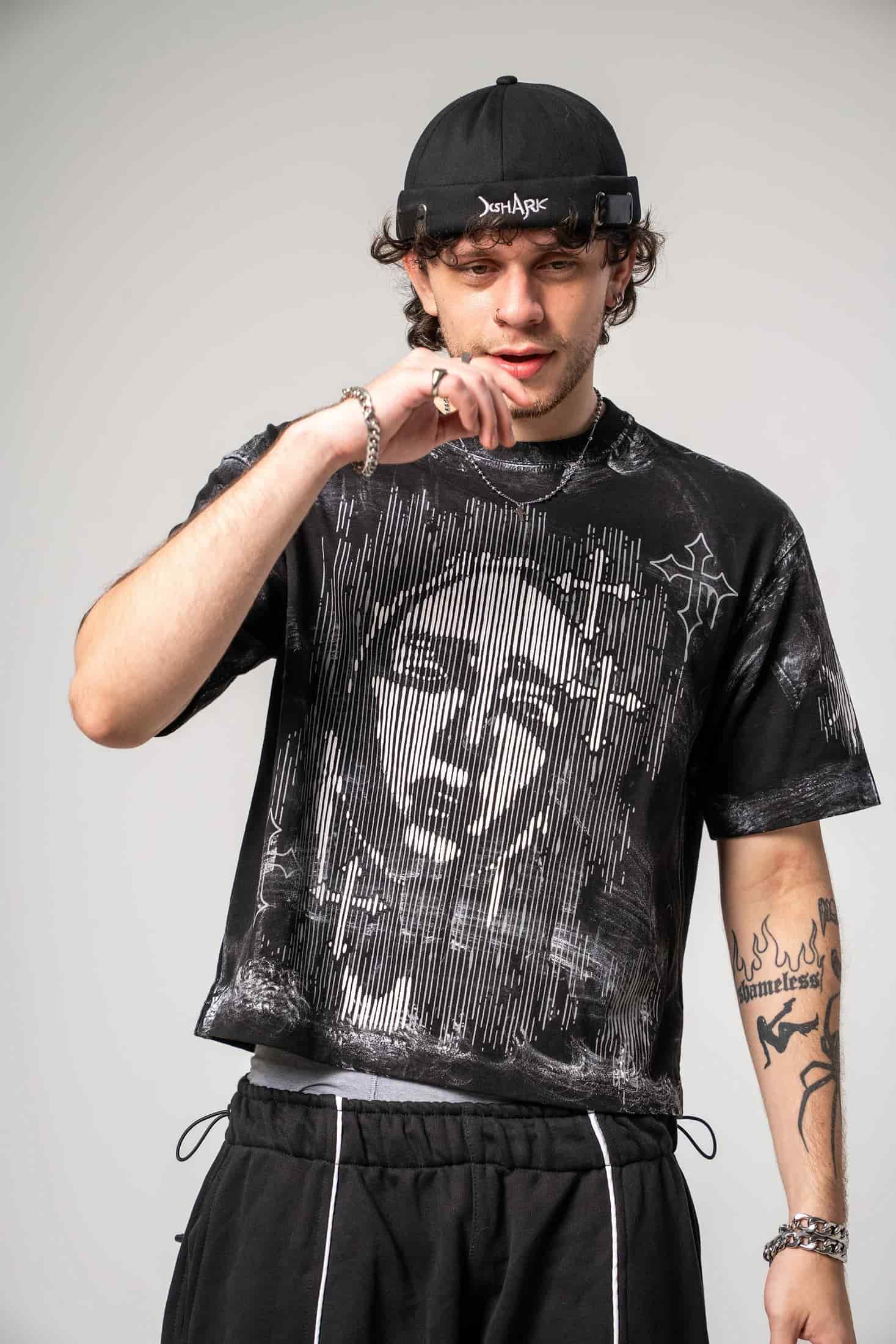 Camiseta Distressed Divino Rostro - miniatura 1