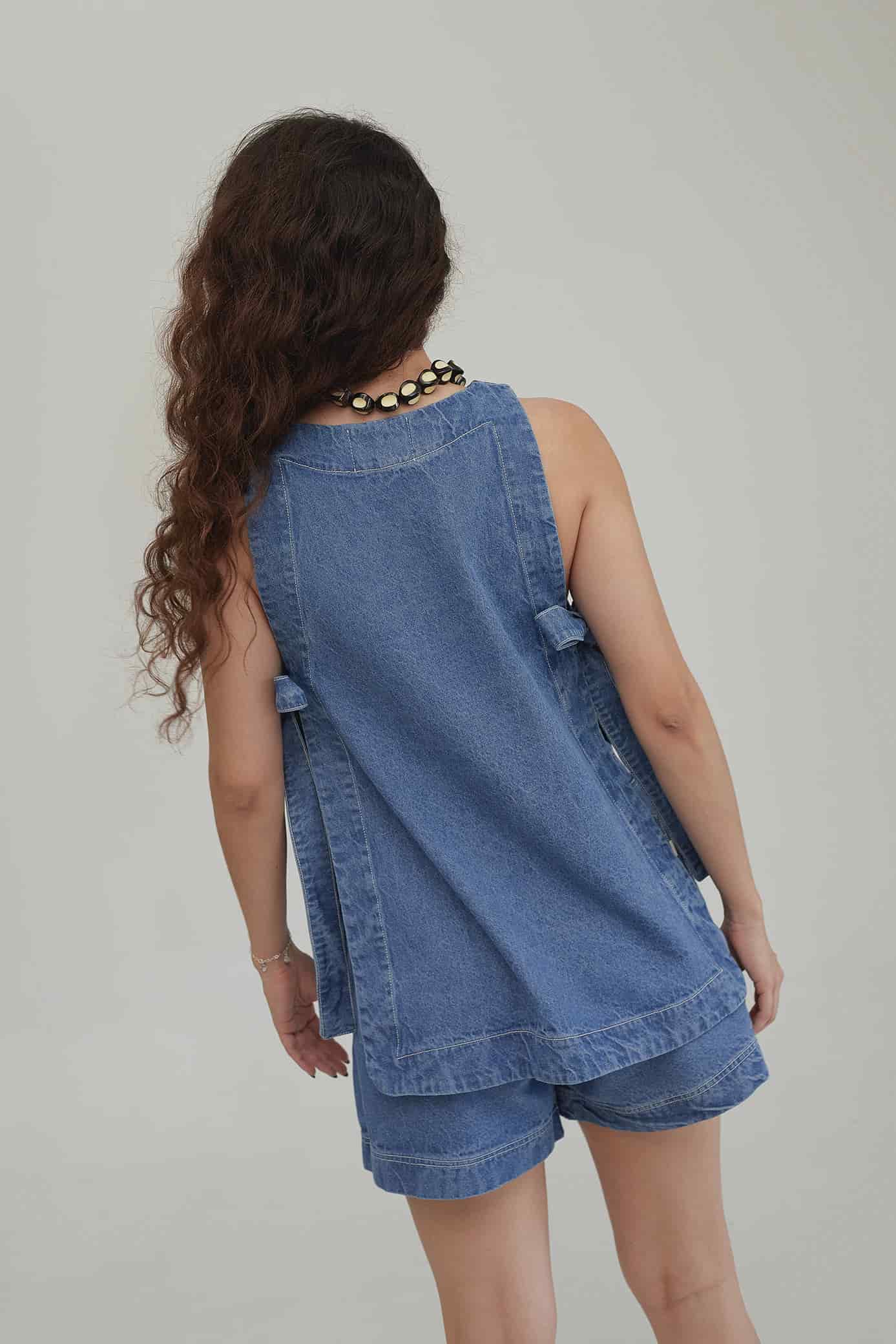 Top Hermandad Denim - miniatura 5