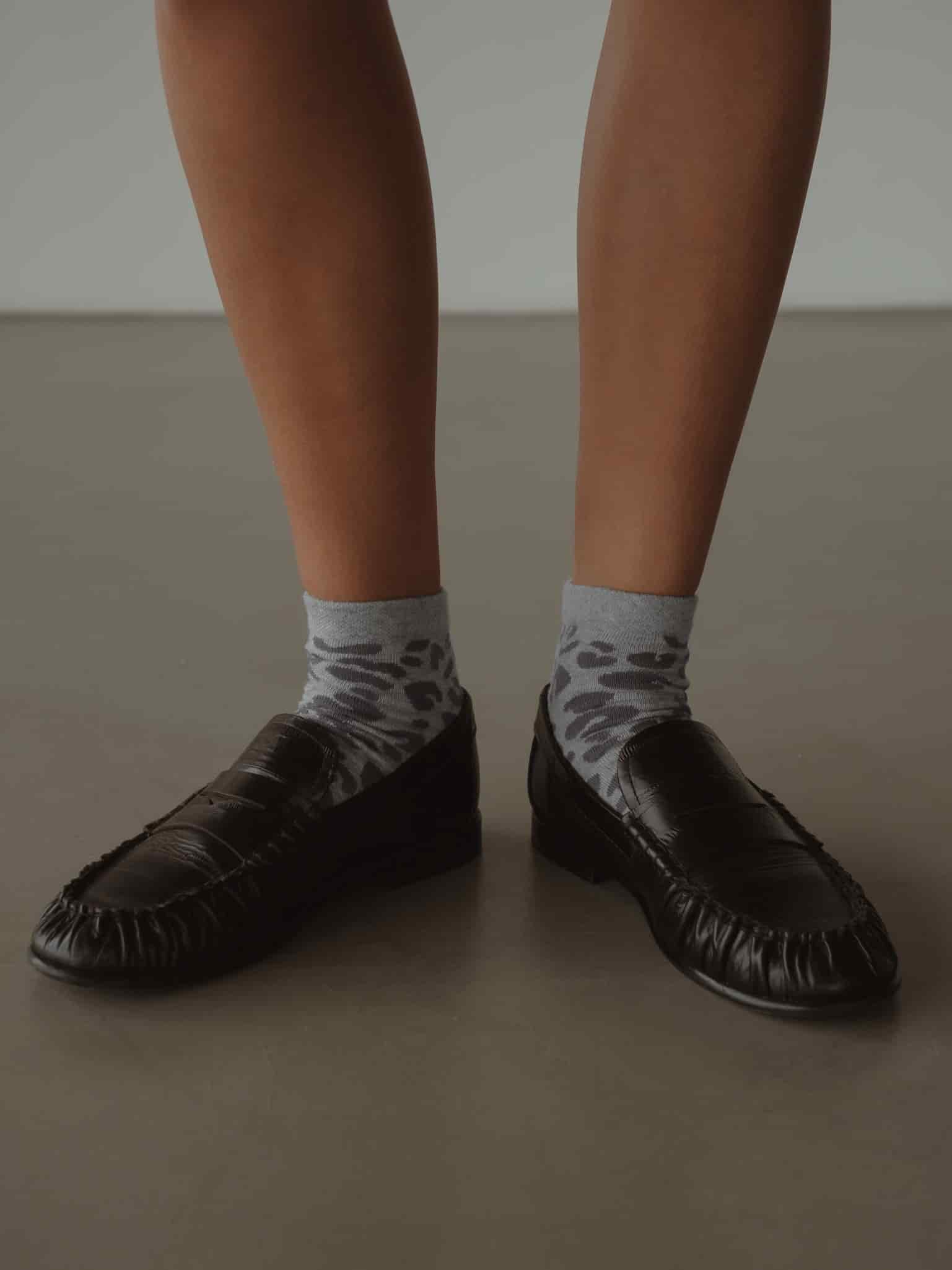 PRINT MIDI SOCKS PACK X2 - BLACK & GRAY - miniatura 6