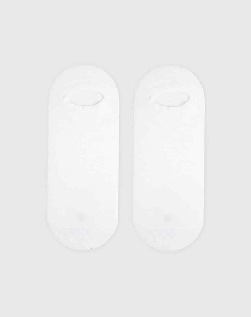 Medias hombre baleta algodón pack x2 blancas - miniatura 4