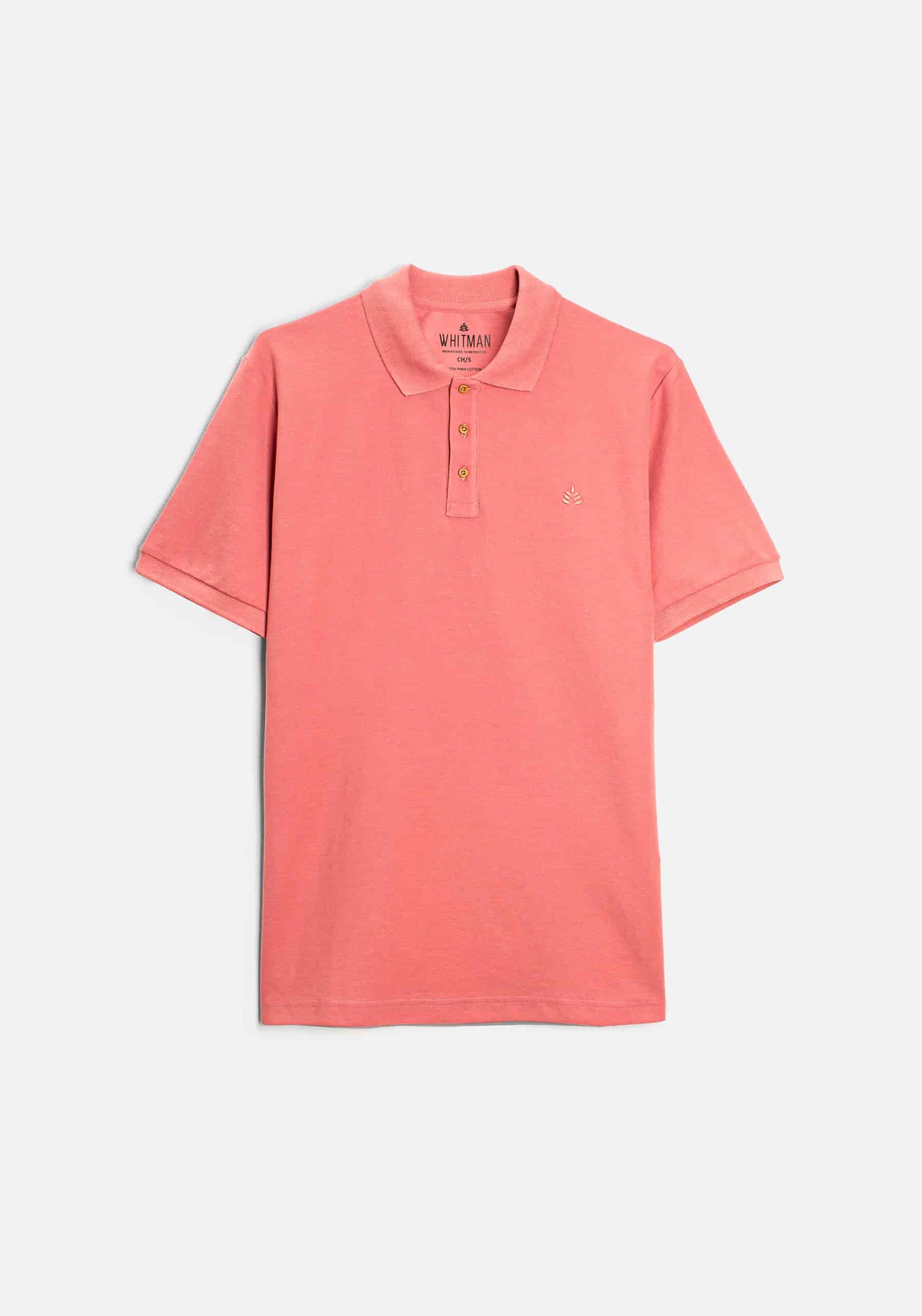 Camiseta Polo H Unicolor L-Atn Palo de Rosa - miniatura 1