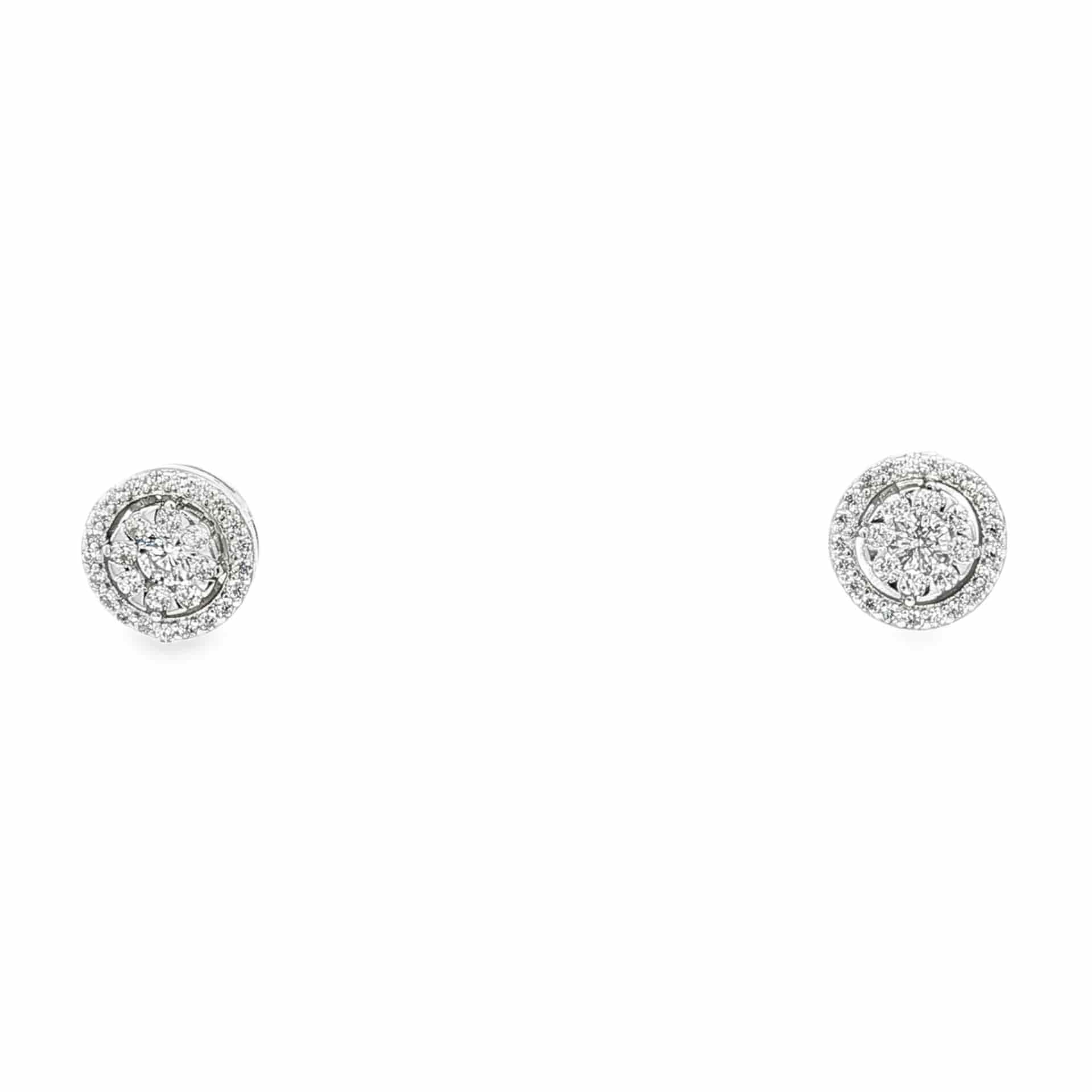 Clear Halo Studs Silver - miniatura 1