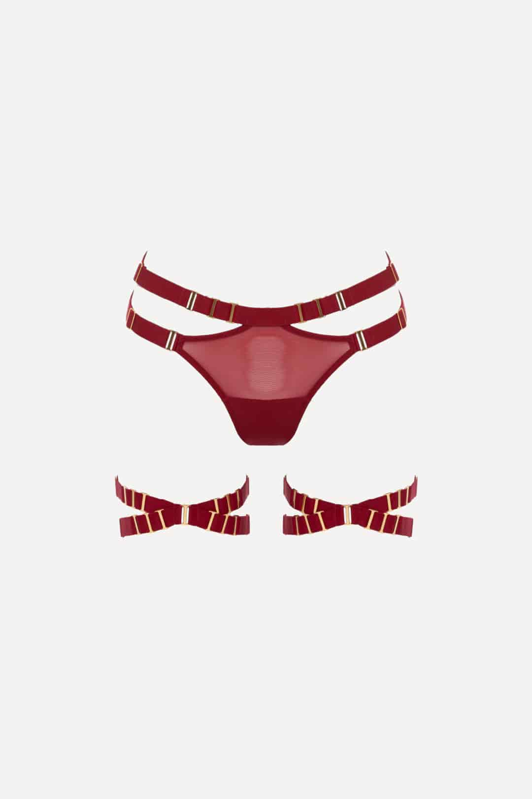 LIGAS VERA ROJO CHERRY - miniatura 5
