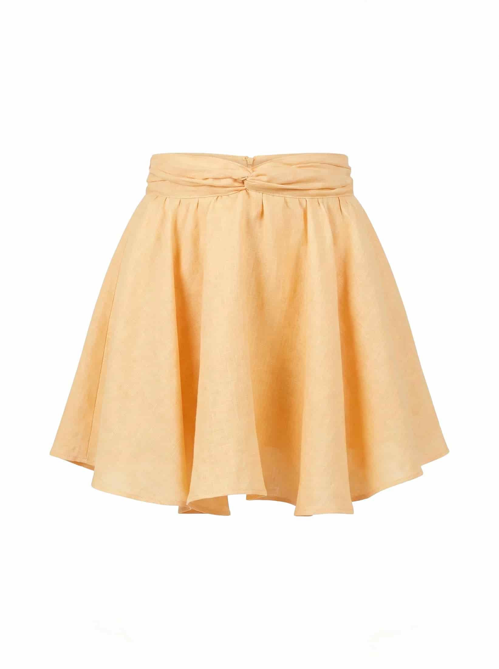 AMANDA SKIRT BUTTER YELLOW - miniatura 1