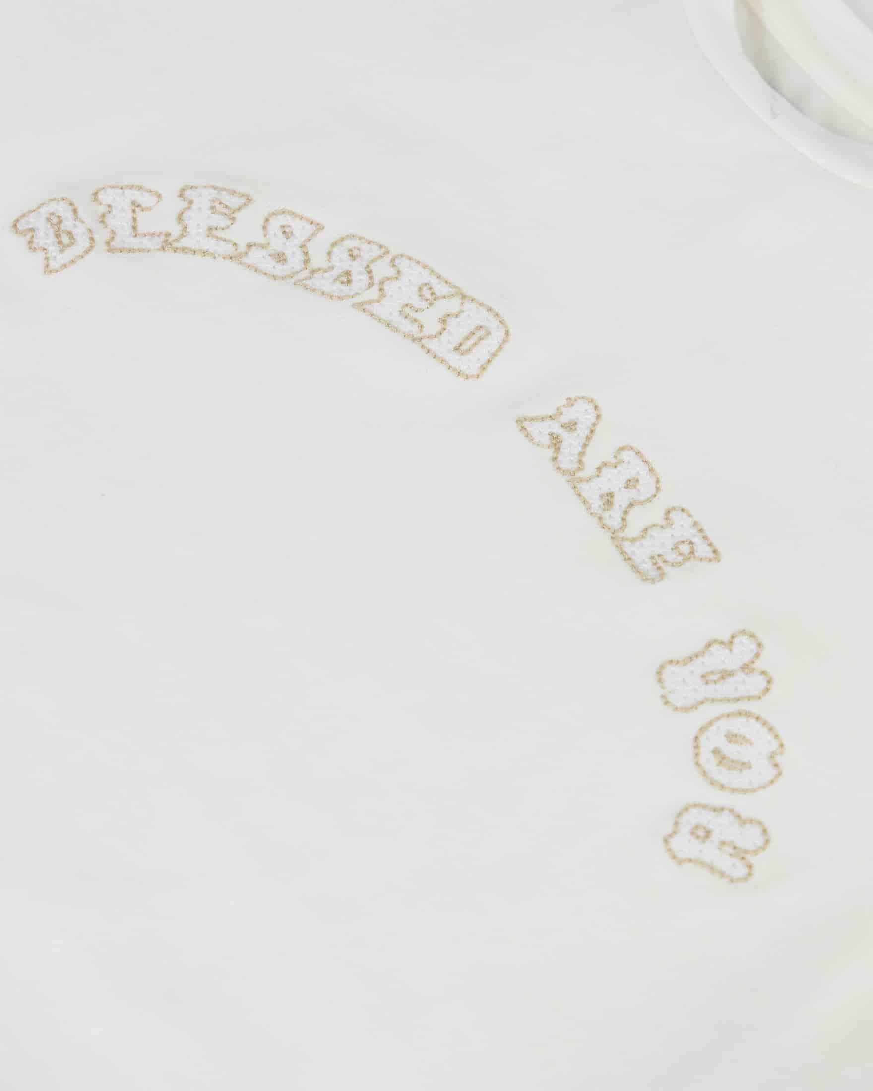 Capsule Blessed Are You Baby Tee White - miniatura 4