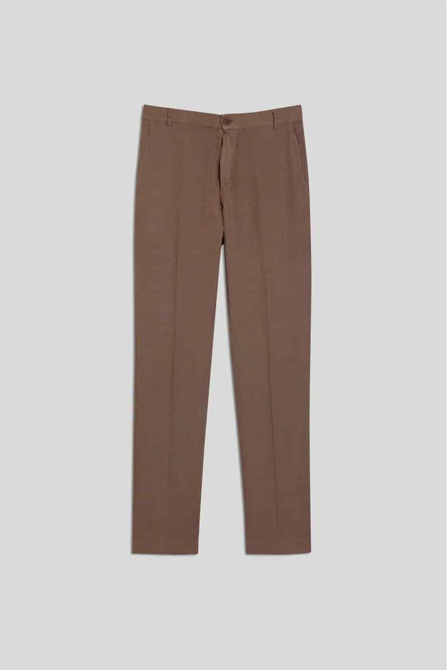 Men's linen pants leather donato - miniatura 1
