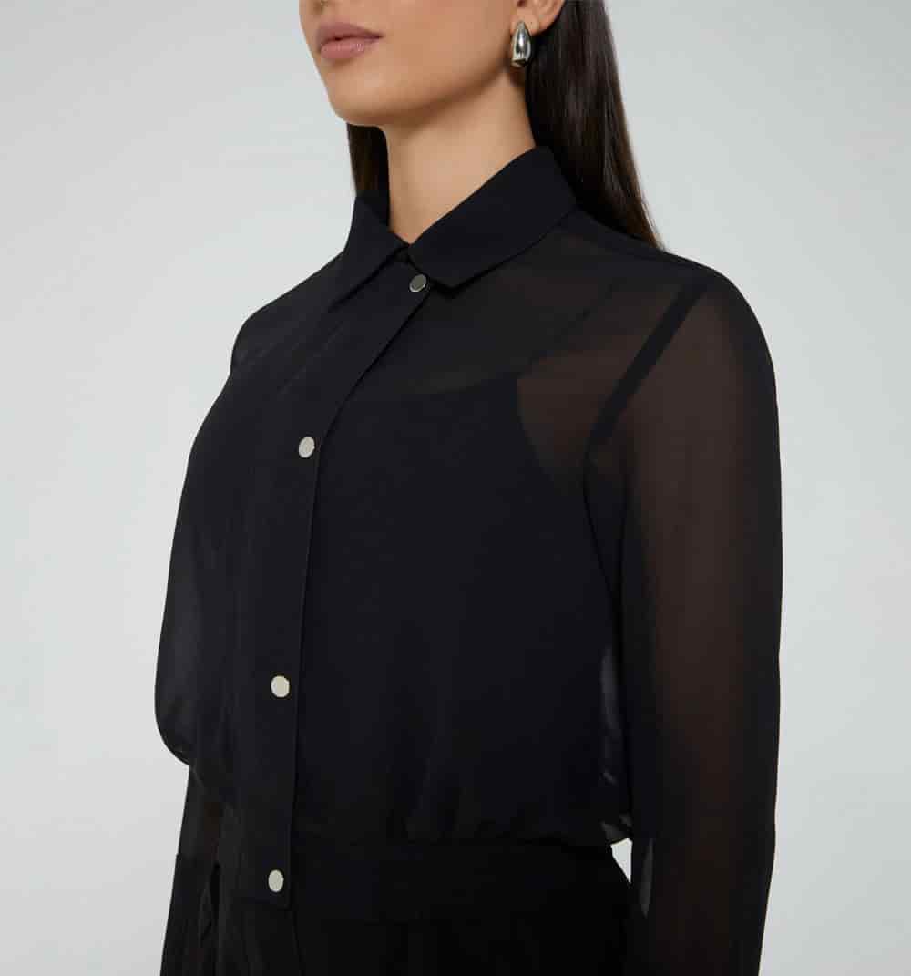 Blusa camisera manga larga - miniatura 3
