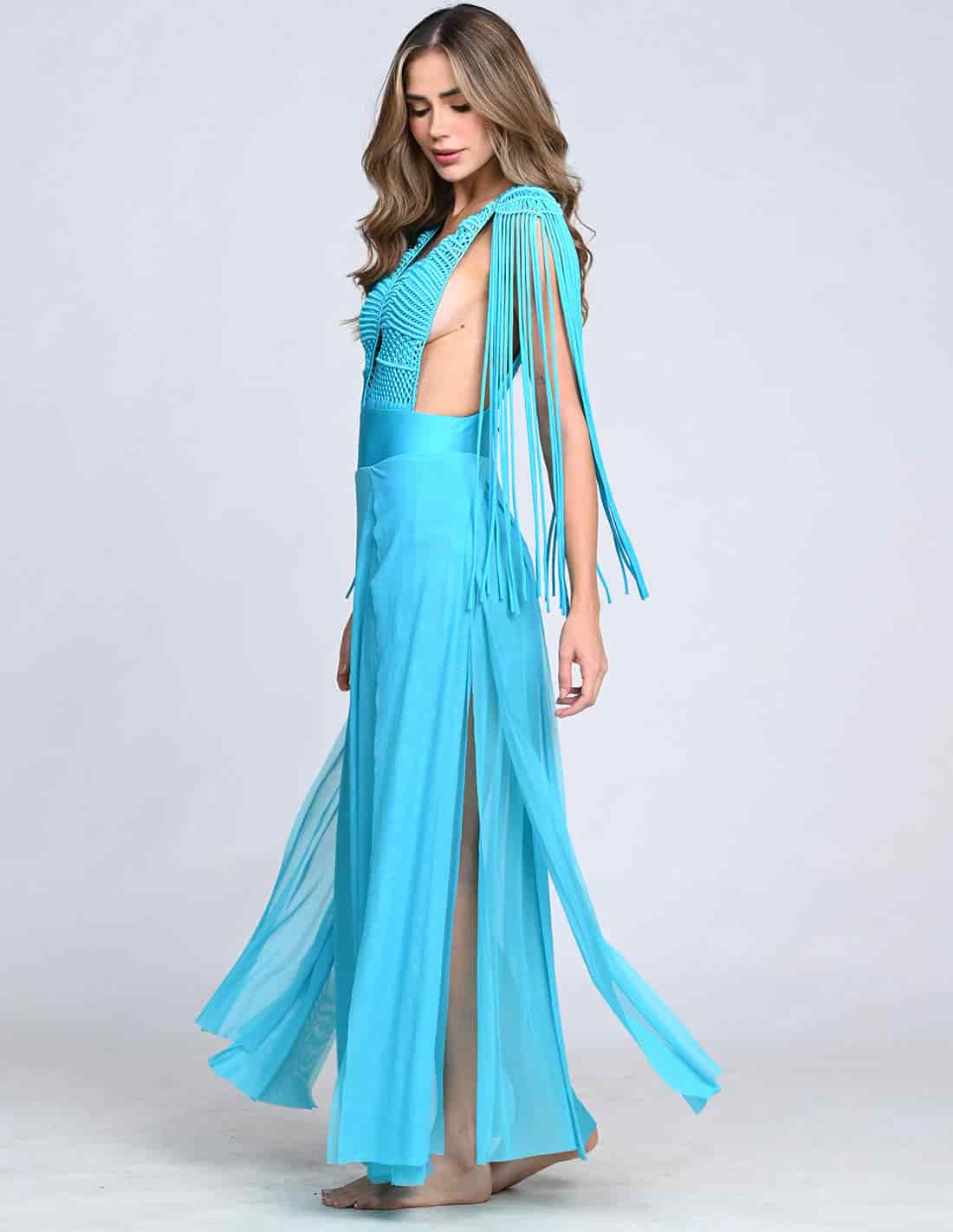 Vestido Umbra Faded Sky Blue - miniatura 4