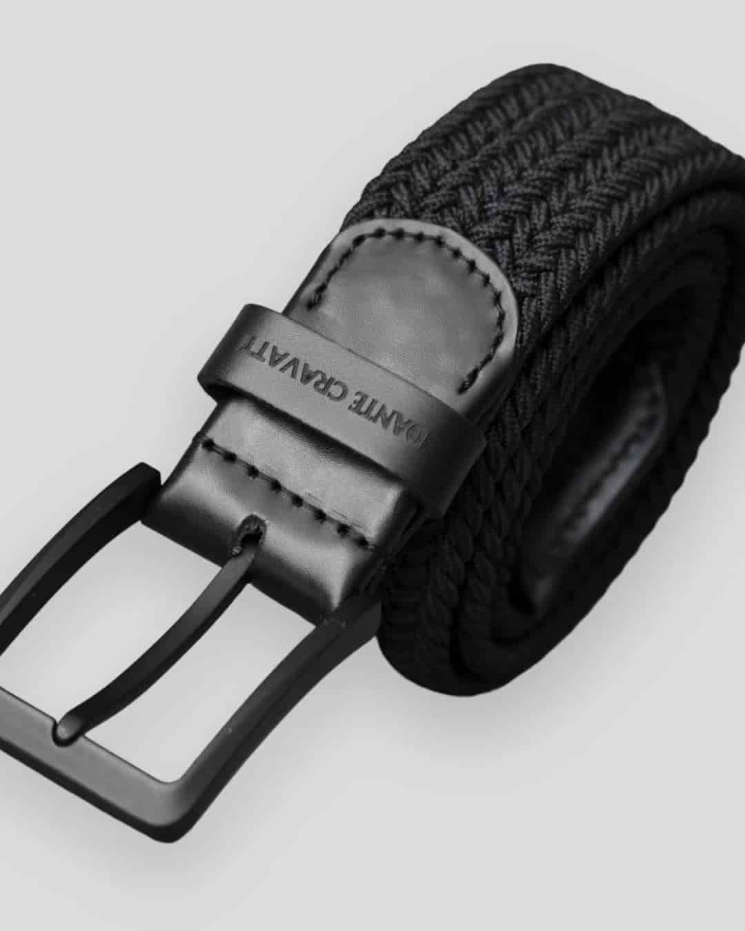Cinturon Negro Elastico - miniatura 1