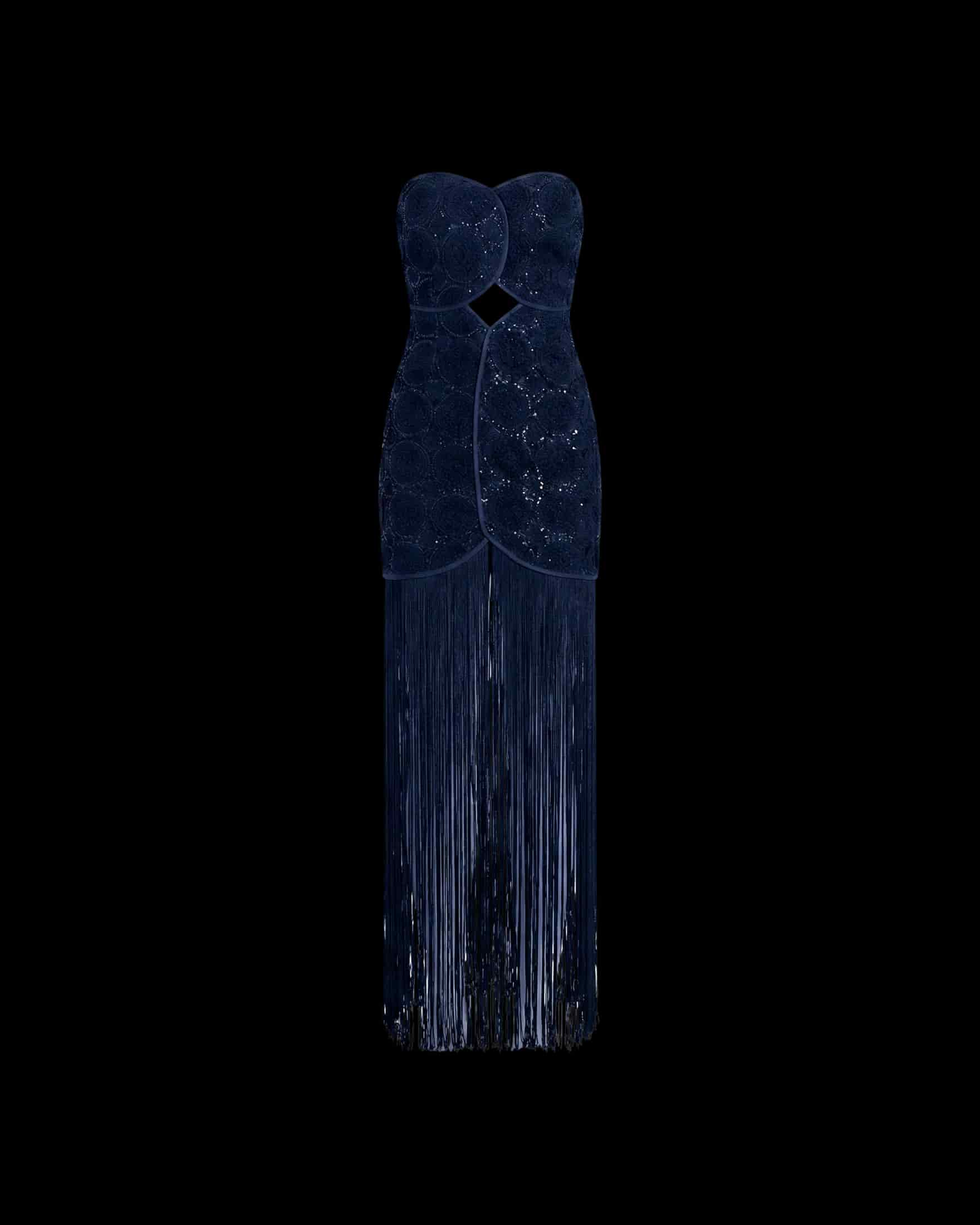 JOAQUINA DRESS NAVY - miniatura 1