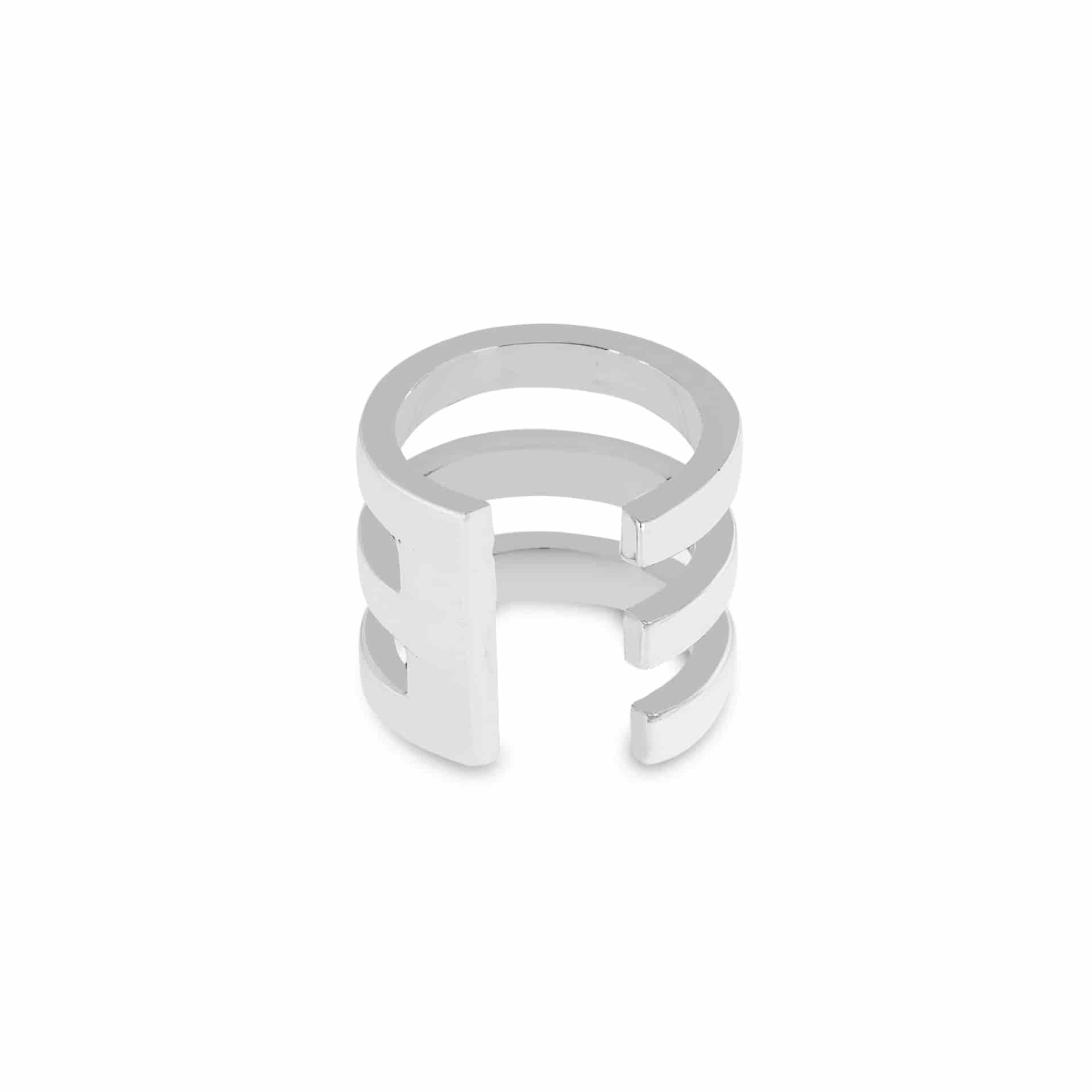 TRIPLE | EARCUFF EN PLATA LEY 925 - miniatura 5