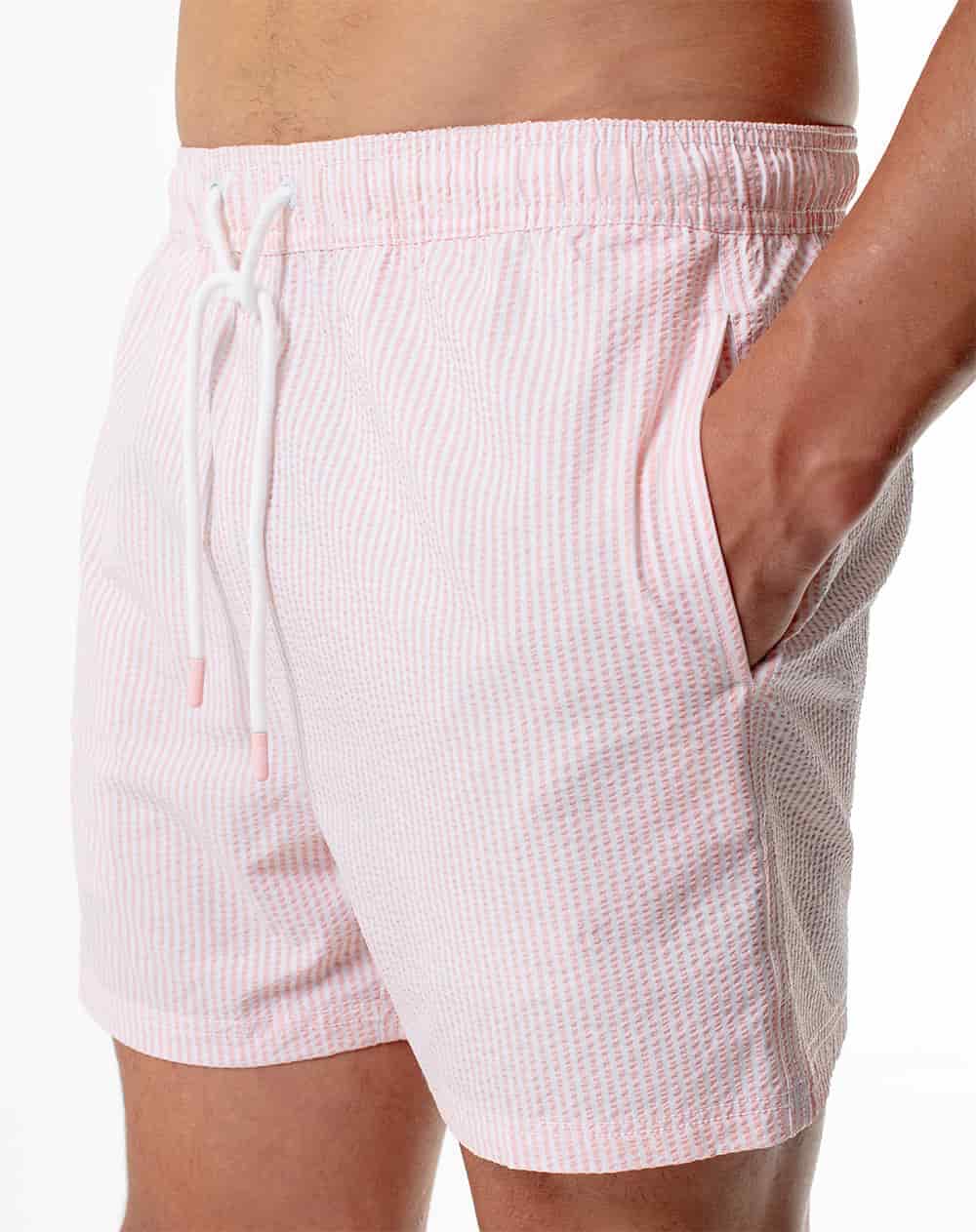 Pantaloneta de baño rayas hombre - miniatura 4