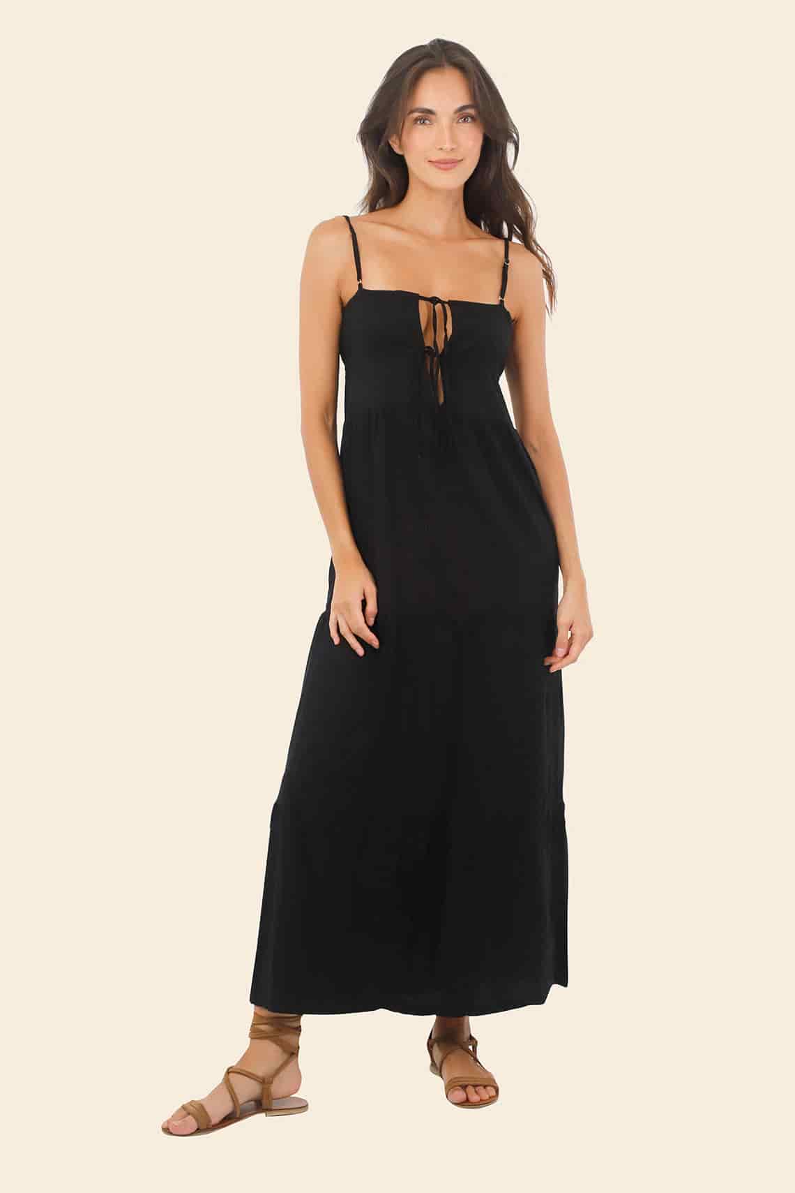 Black Alhena Dress - miniatura 1