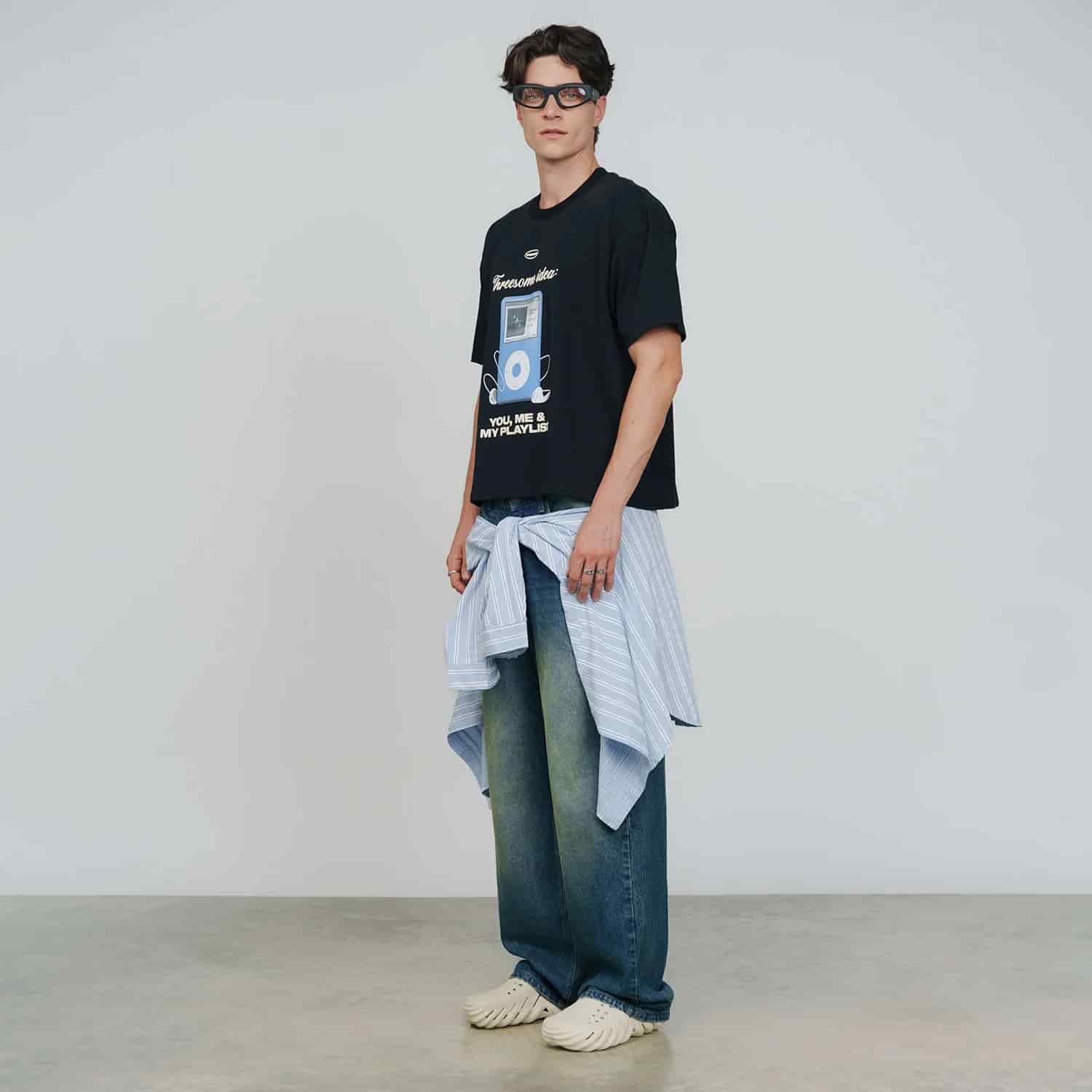 F*ck Nudes Boxy T-Shirt - Black - miniatura 9