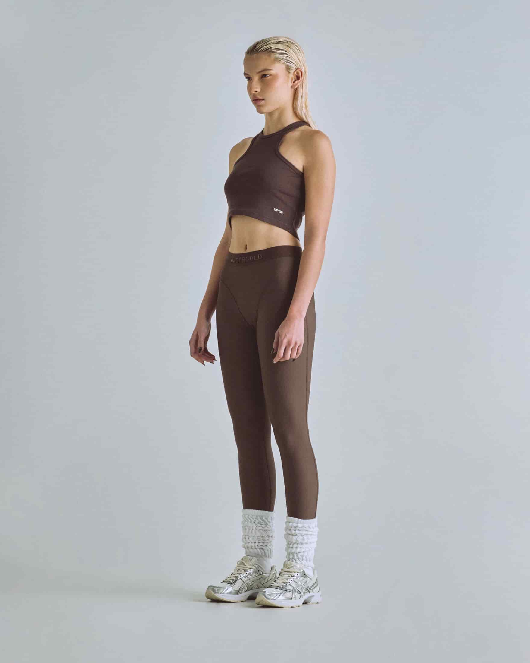 W Basics Undergold Studio Tank Top Brown - miniatura 5