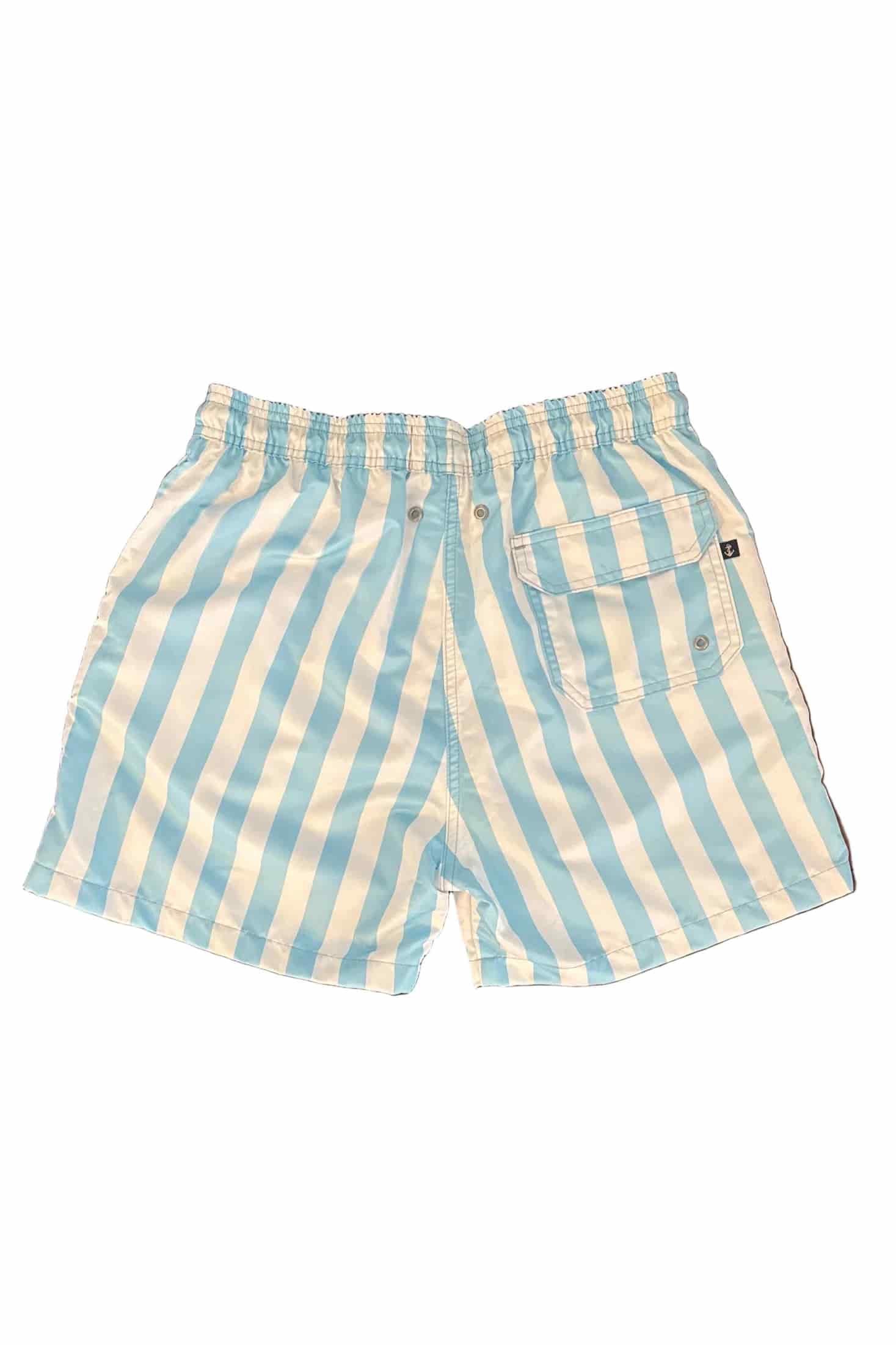 Pantaloneta Rayas Azul Claro - miniatura 2