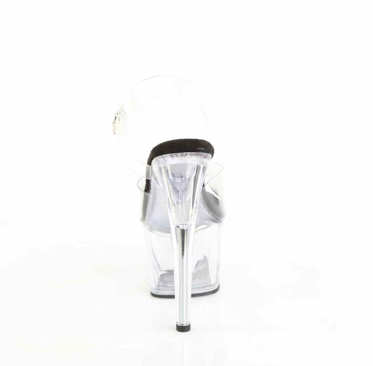 Pleaser Adore 708 Premium Transparente · Tacón 17.8 cm - miniatura 4