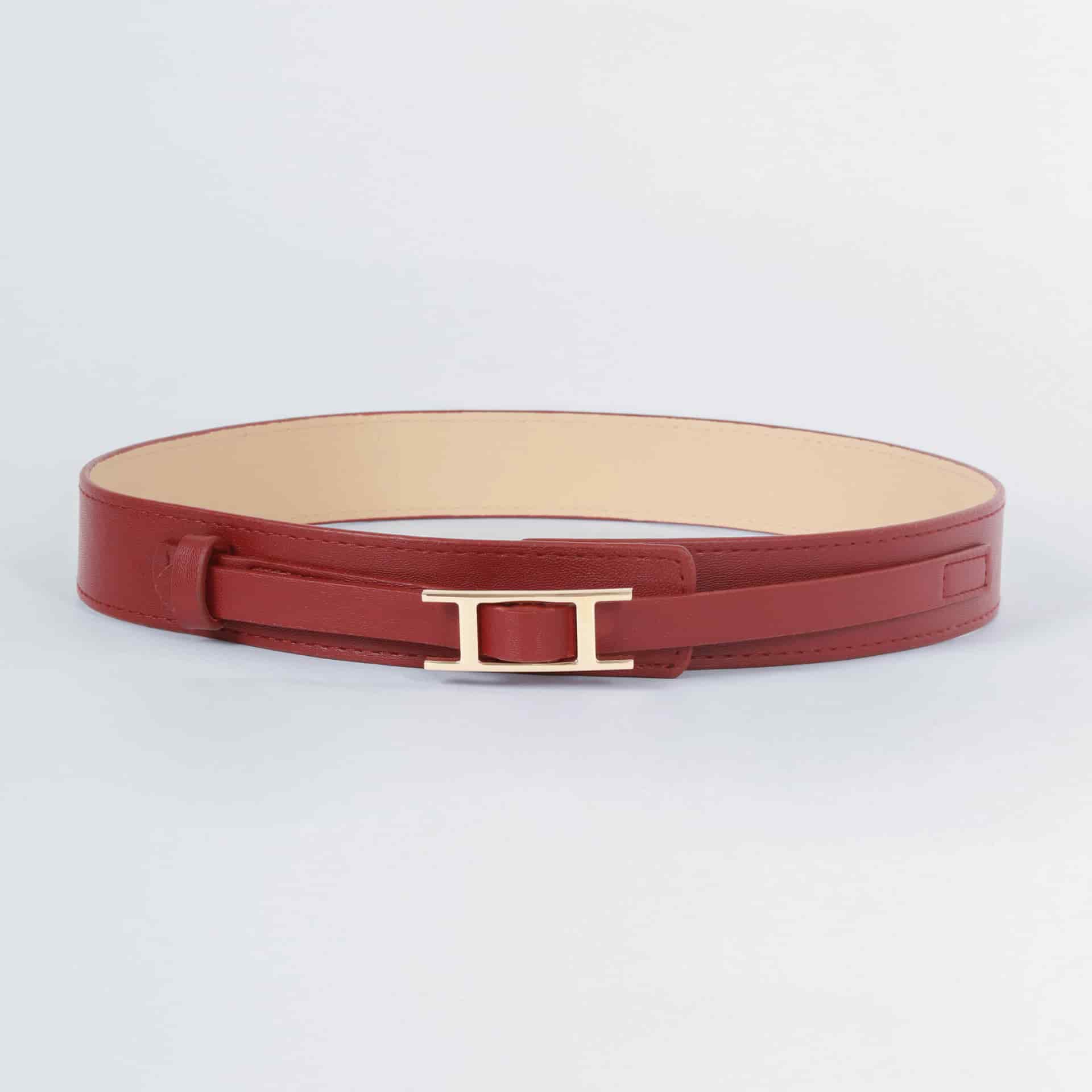 Cinturon Hebilla H Roja - miniatura 1