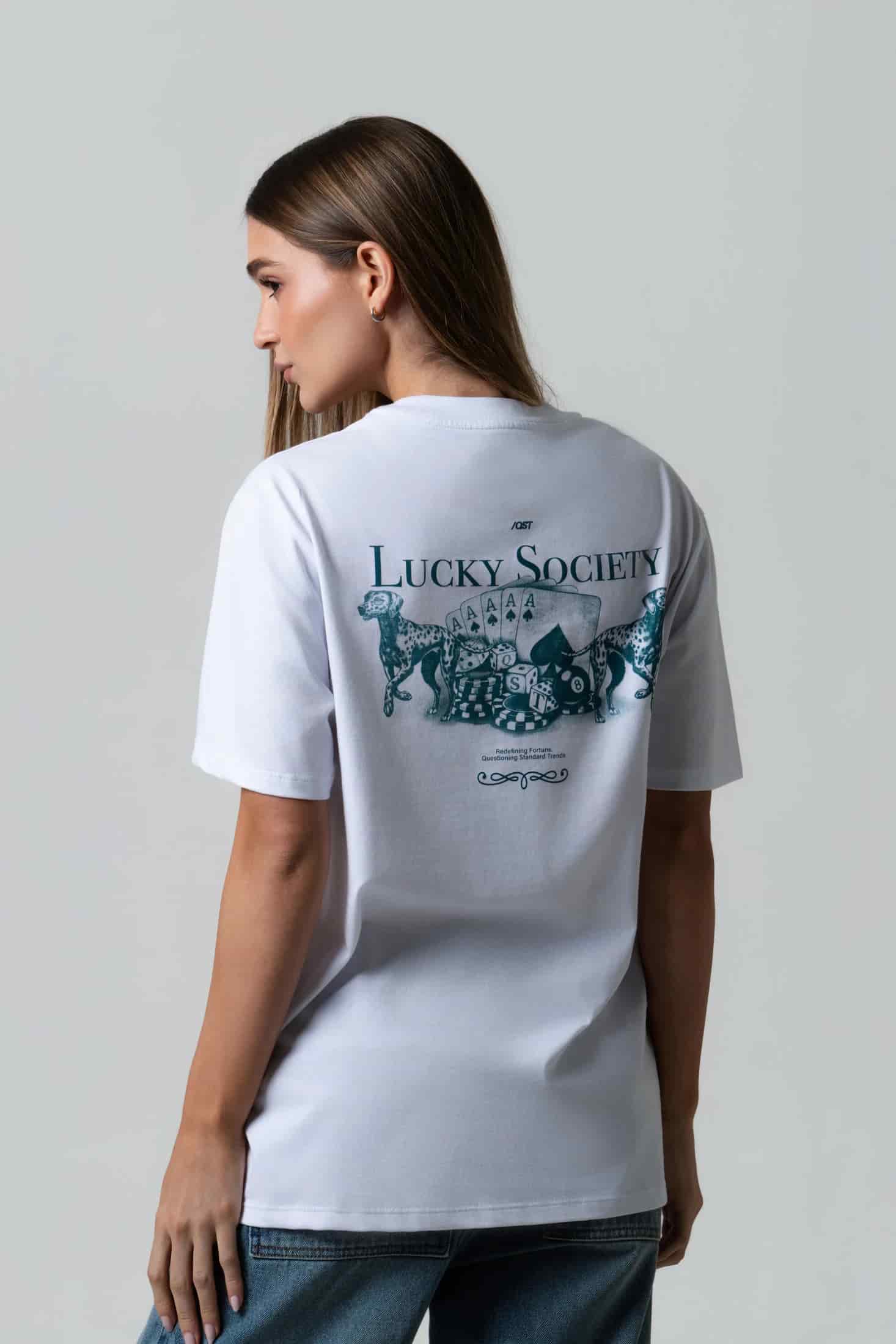 CAMISETA ESPECIAL ESTAMPADO LOCALIZADO COLOR IVORY - miniatura 3