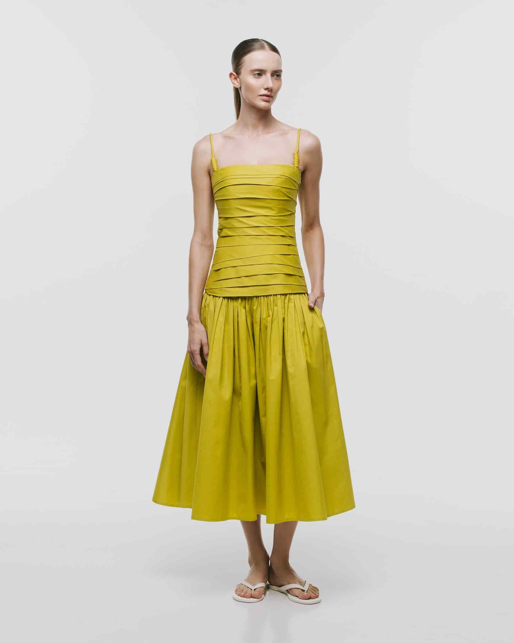 'TRAZOS' MIDI DRESS - miniatura 2