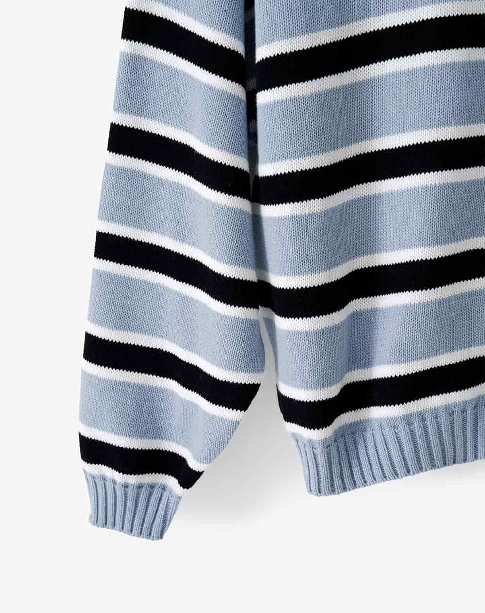 Buzo tipo polo regular rayas hombre - miniatura 3
