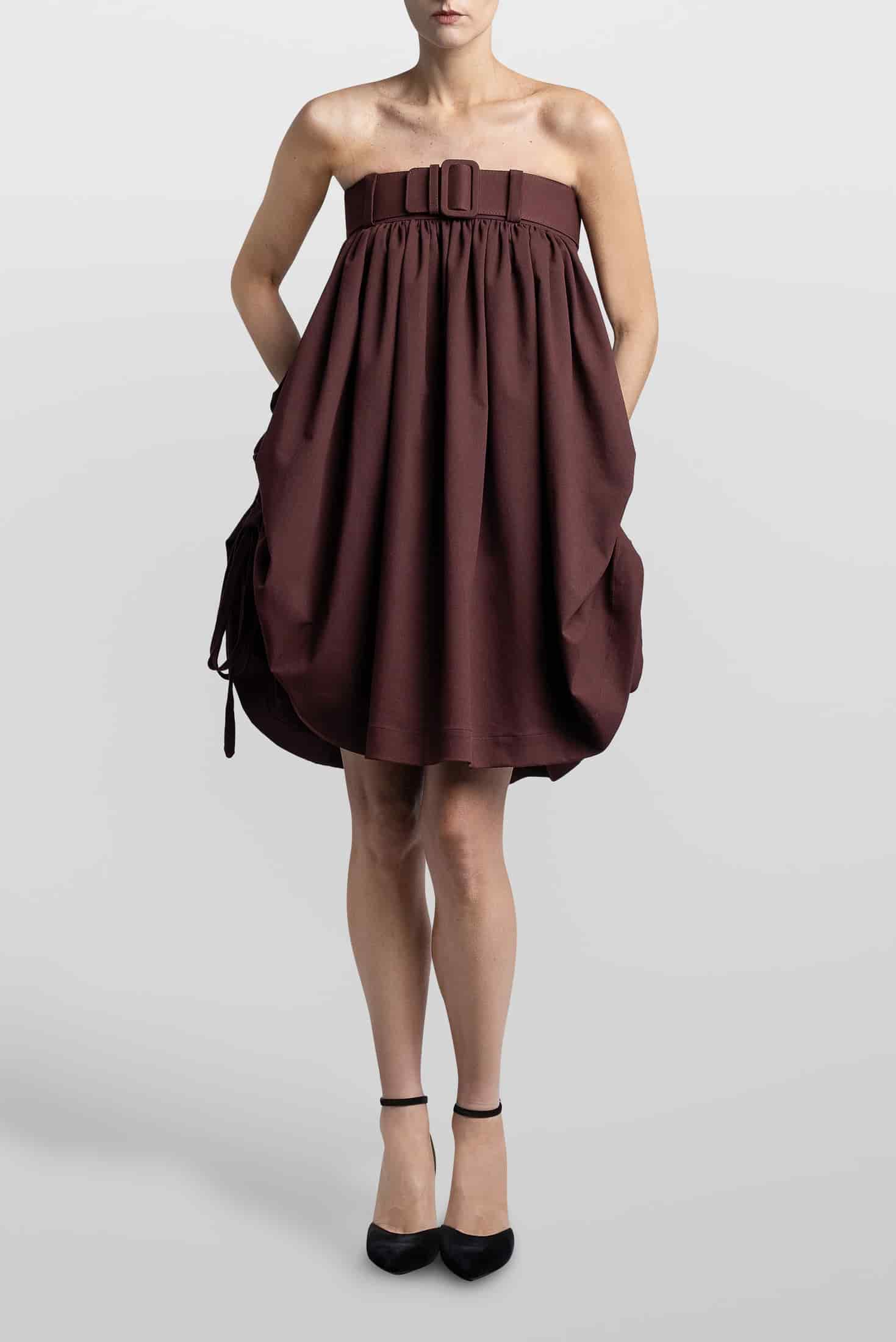 MINI DRESS DRIL CON CINTURÓN - miniatura 2