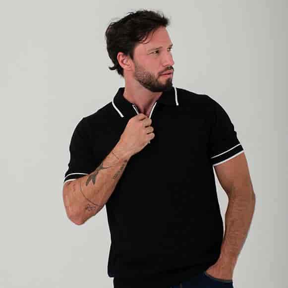 SUETER TIPO POLO MODA TEJIDO HOMBRE - miniatura 8