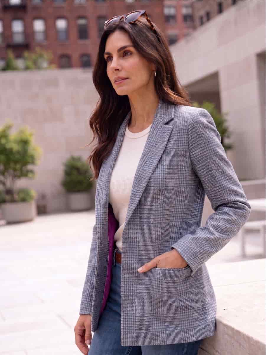 Blazer de Paño Aurora Azul - miniatura 5