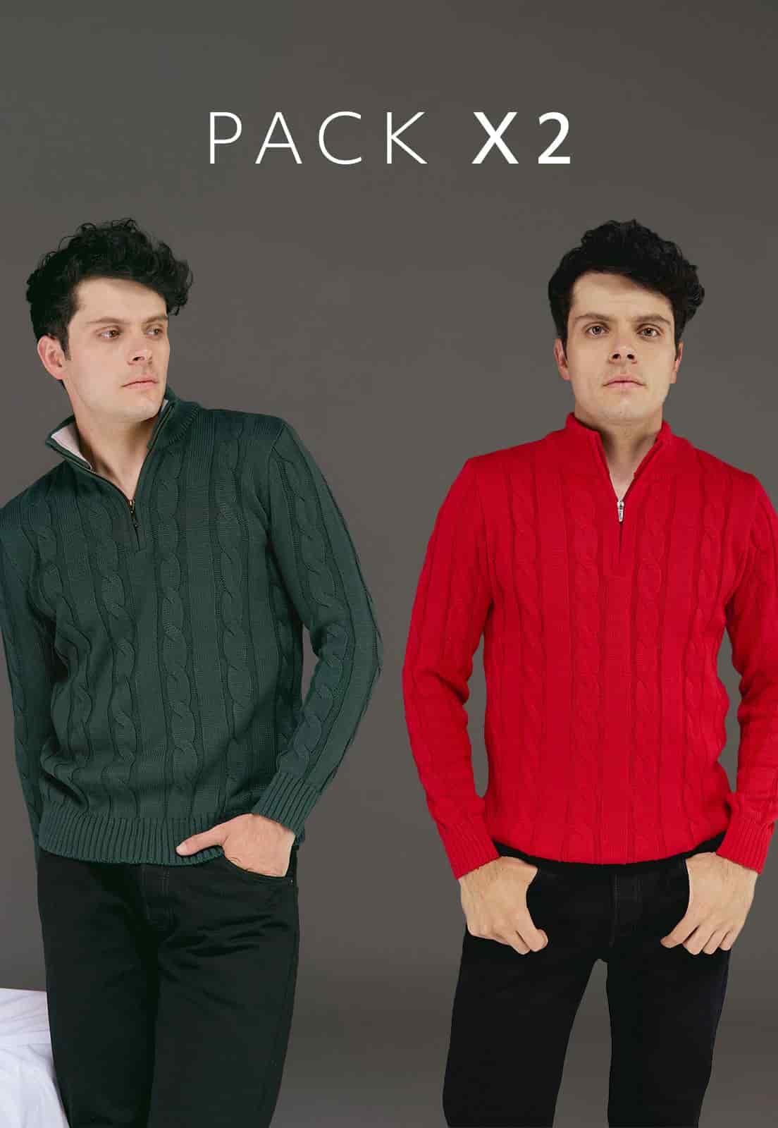 Pack x2 - Camisero Trenzado - miniatura 1