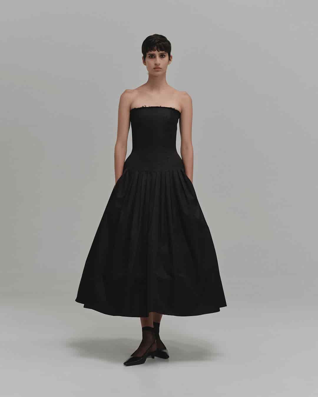 "CAMELIA" MIDI DRESS - miniatura 2