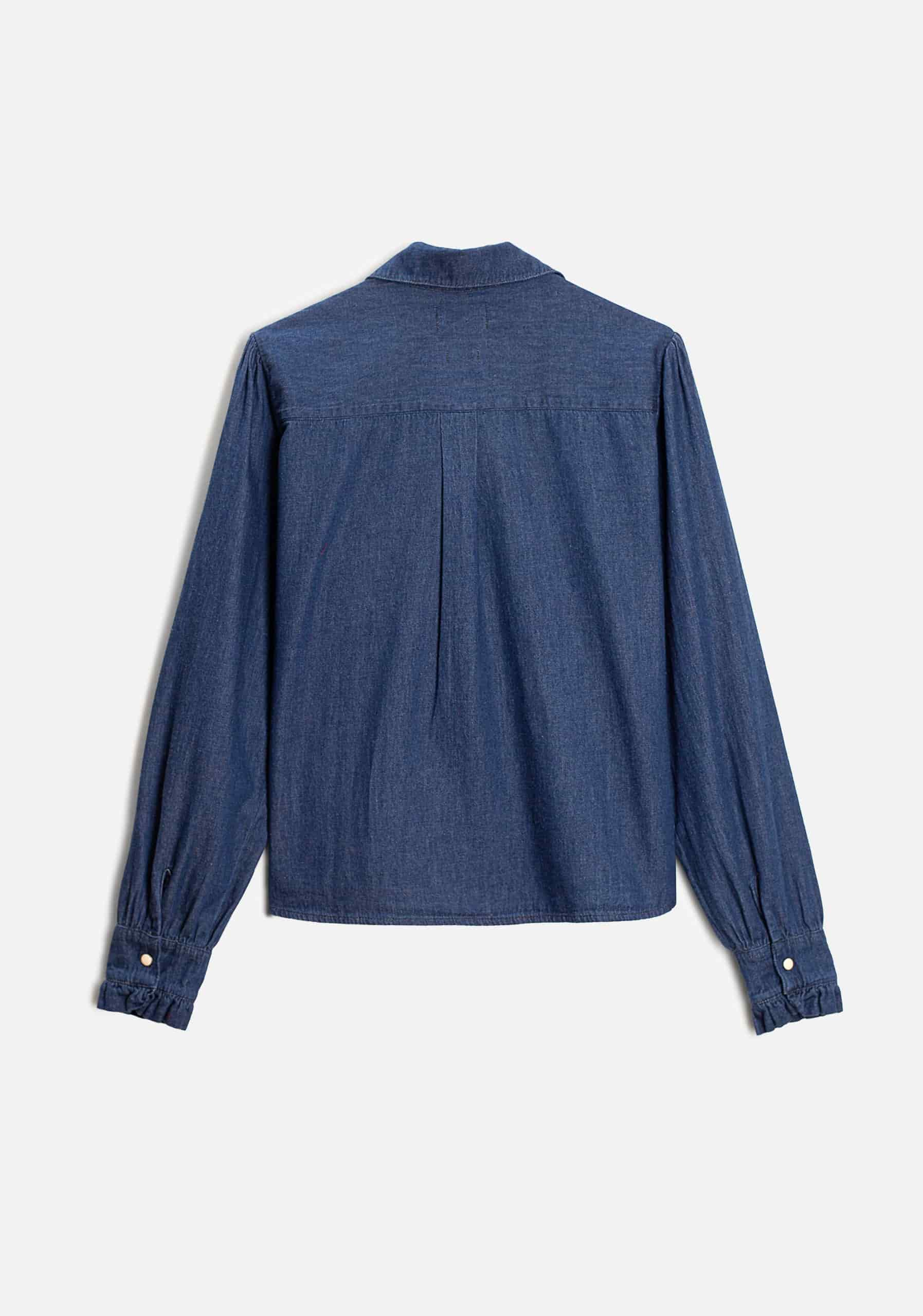 Camisa M Adria Indigo Azul Oscuro - miniatura 9