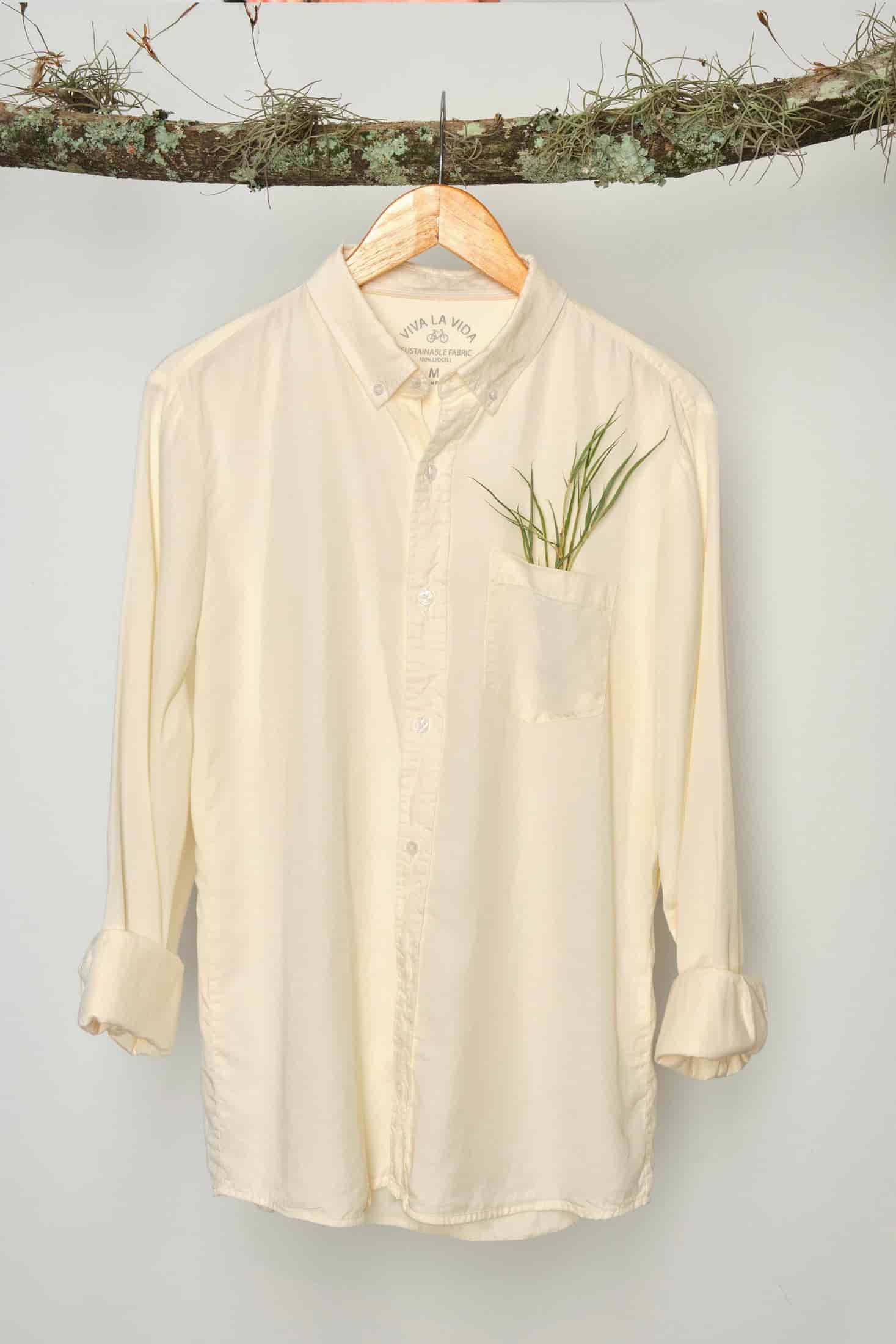 CAMISA LYOCELL CREAM - miniatura 2