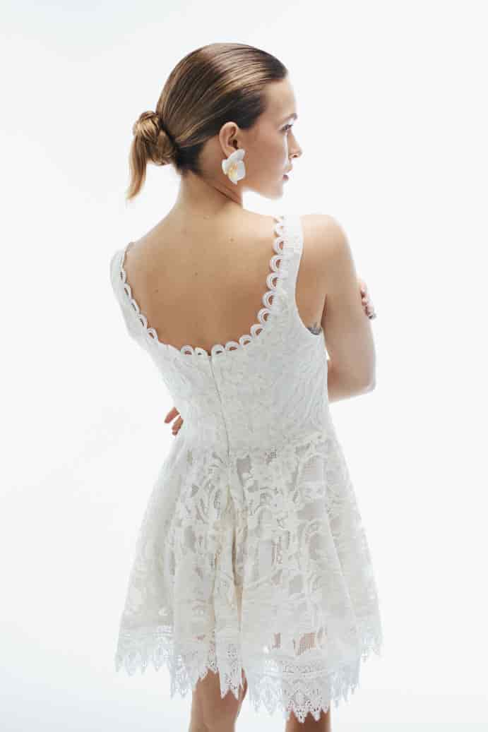 HAVANA MINI DRESS WHITE - miniatura 8