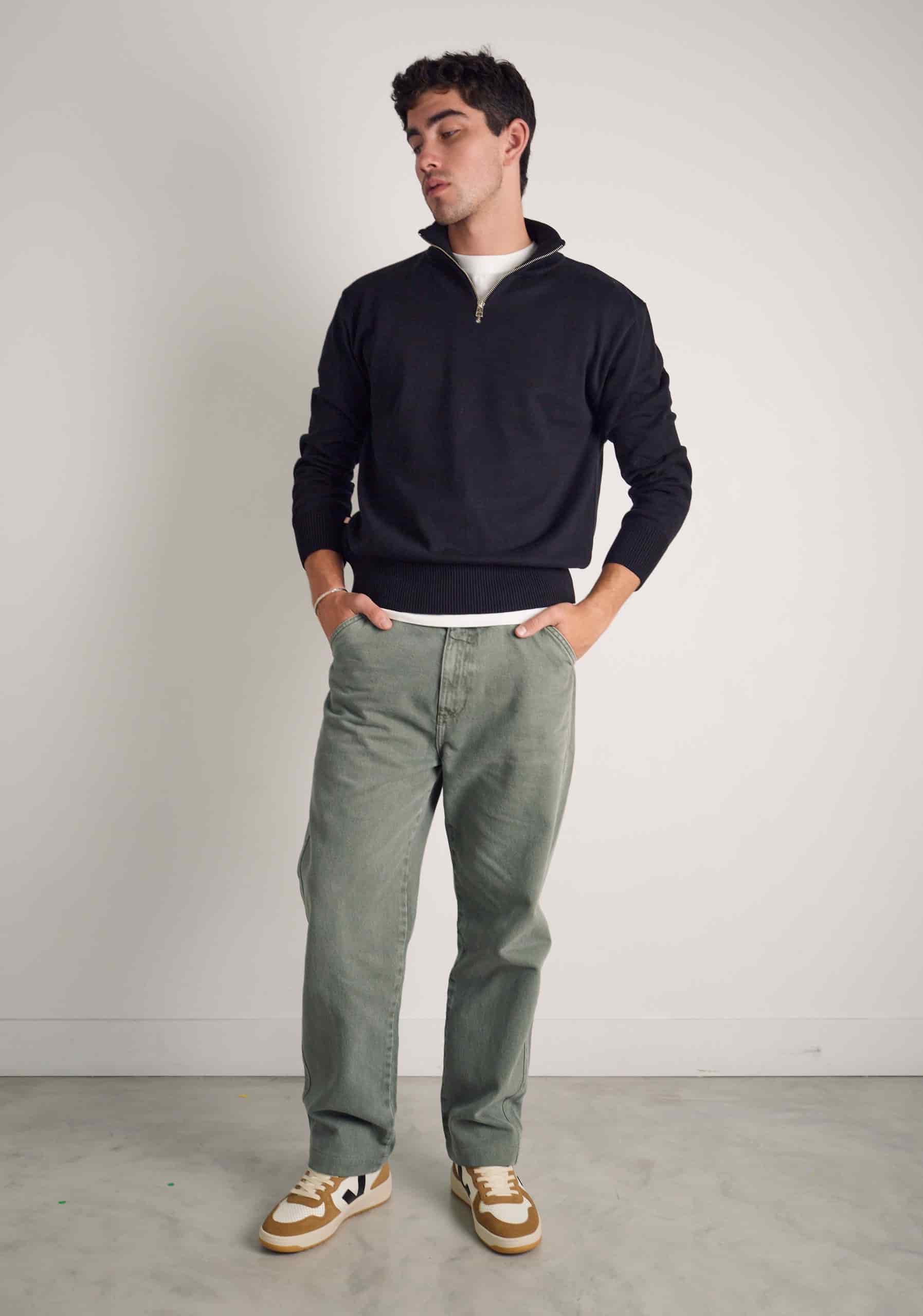 Pantalon H Dylan 5 Bols Verde - miniatura 3